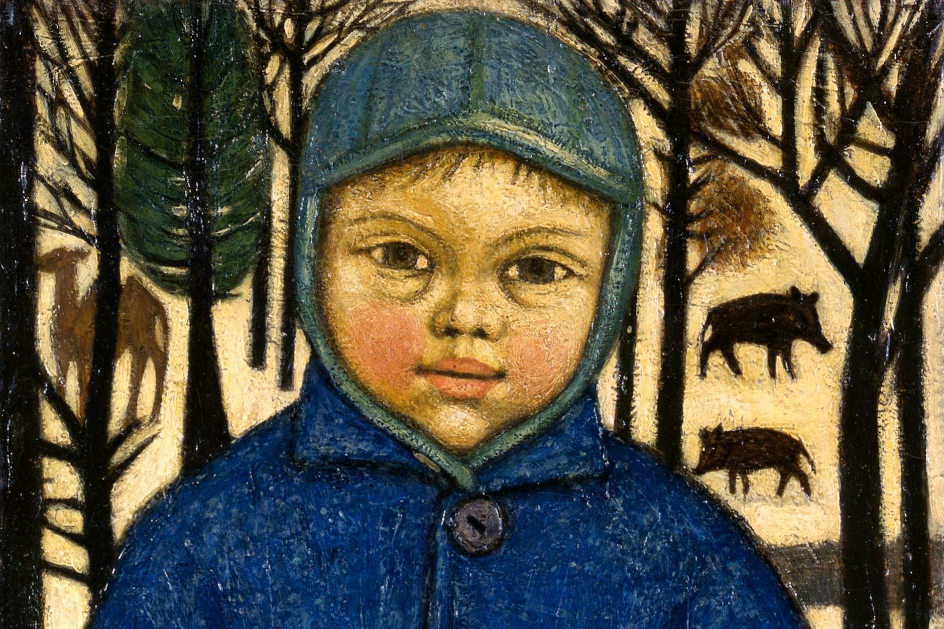 Das Gemälde „Peter im Tierpark“ gehört zu den berühmtesten Bildern der DDR, hing in nahezu allen Kindergärten und Schulen.