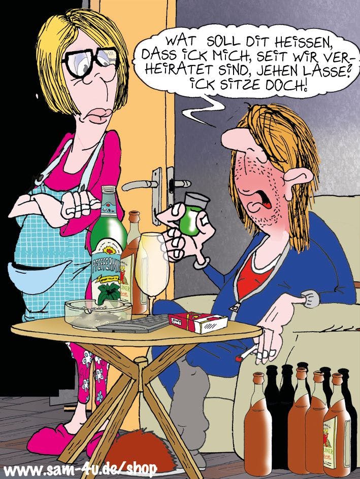 Auch heute kommt unser Cartoon des Tages von Zeichner Sam Paff aus Berlin.