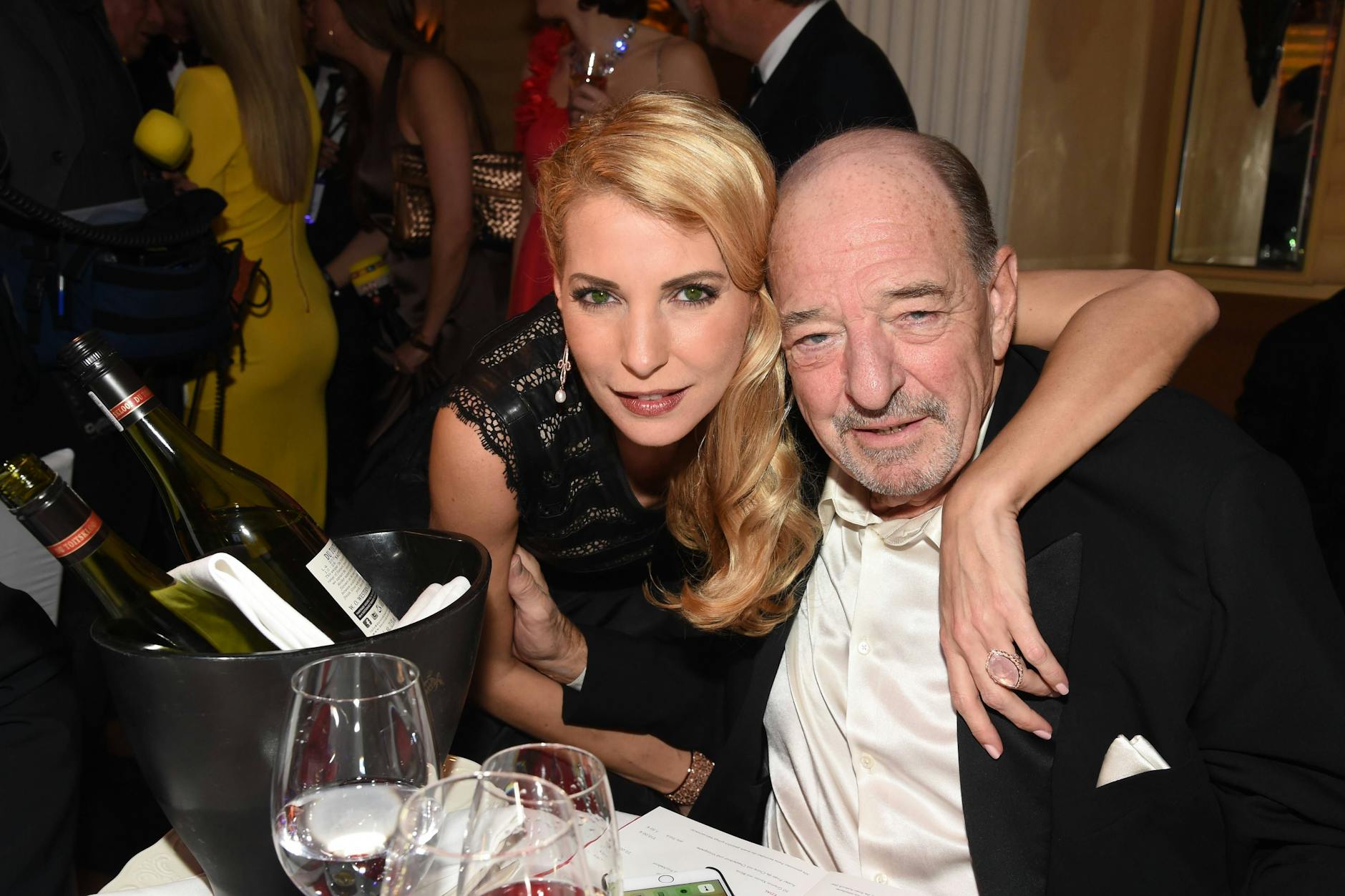 Ralph Siegel mit Tochter Giulia im Jahr 2015.