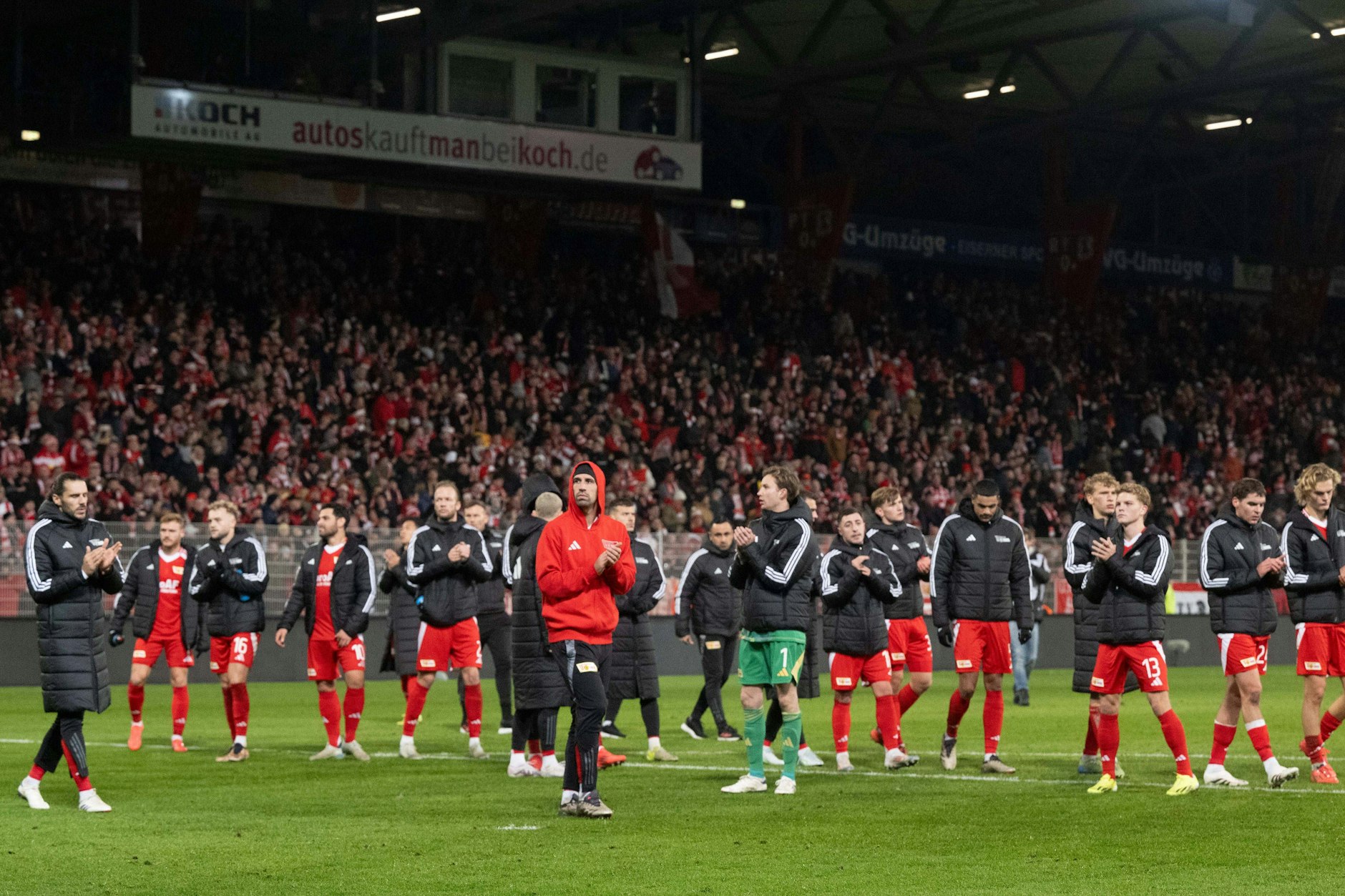 Die Union-Kicker nach der 1:2-Niederlage gegen Bayer Leverkusen