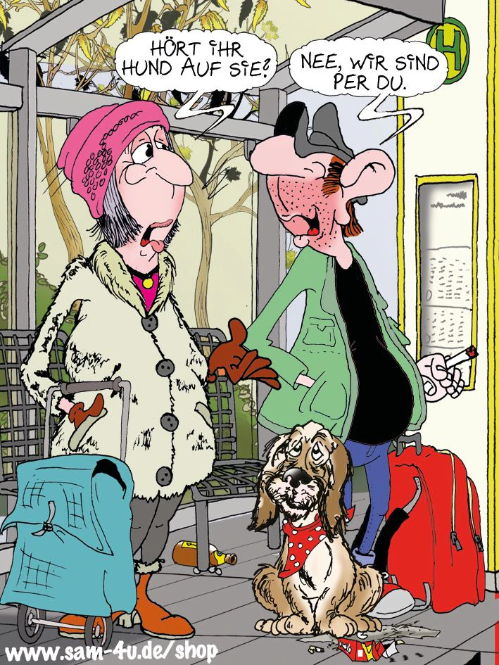 Unser Cartoon des Tages kommt auch heute von Zeichner Sam Paff aus Berlin.