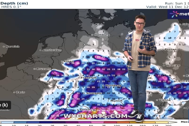 Das Wetter der kommenden Tage und Wochen wird turbulent, teils auch sehr winterlich mit reichlich Schnee.