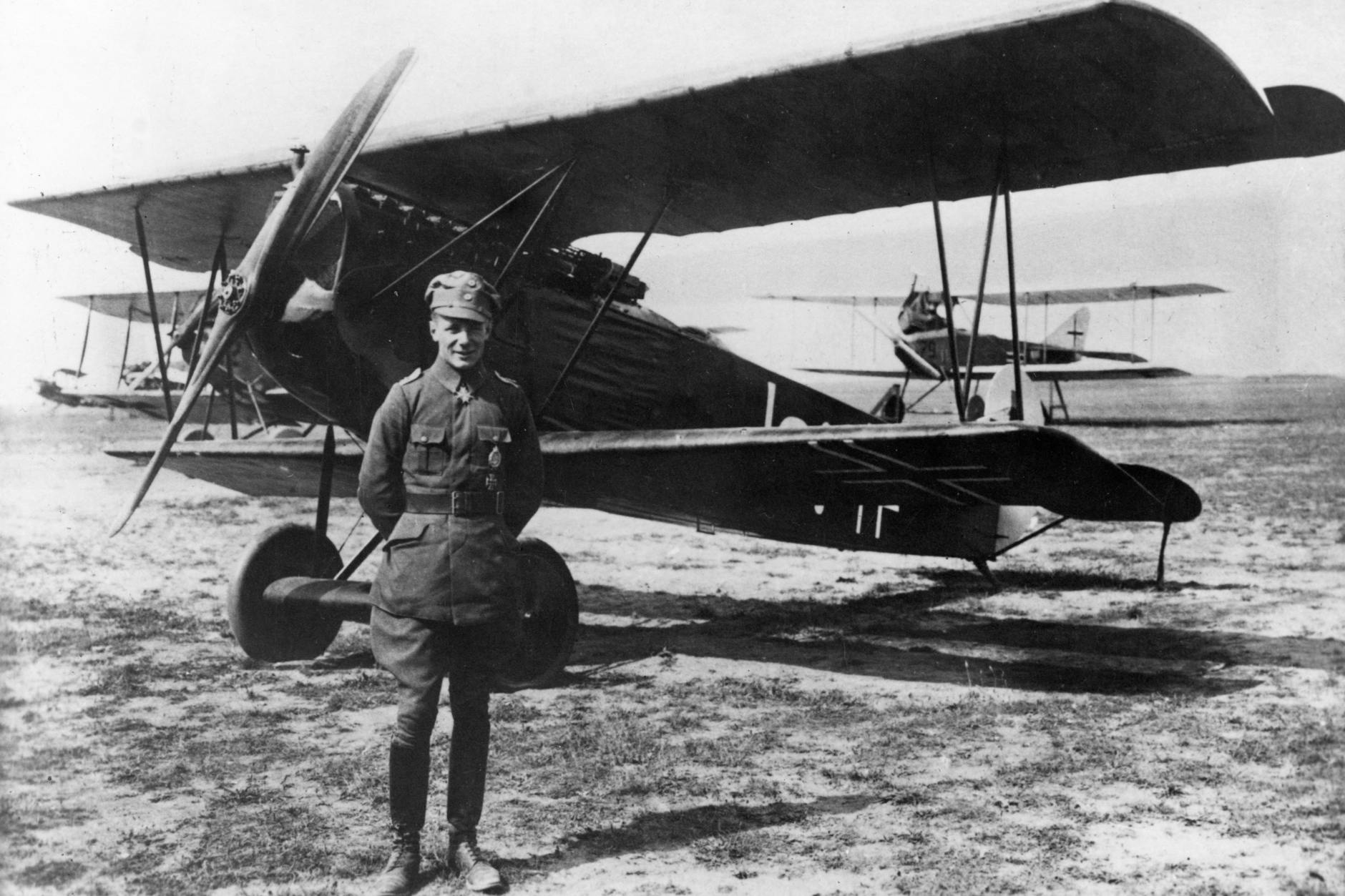 Ernst Udet als Oberstleutnant im 1. Weltkrieg, ca. 1918