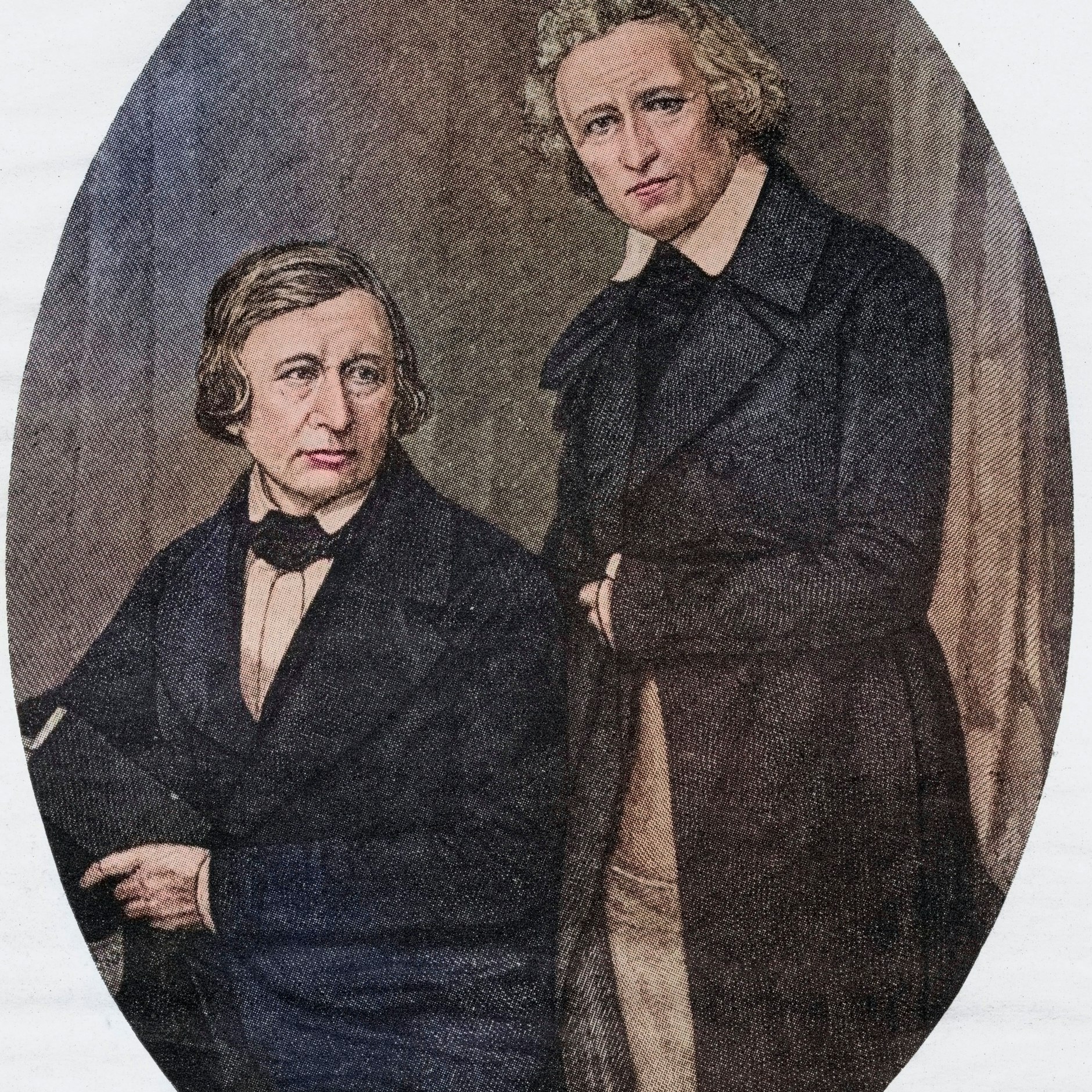 Die Brüder Jacob und Wilhelm Grimm: Nach ihrem Märchen entstand der Film „Drei Haselnüsse für Aschenbrödel“ nicht.