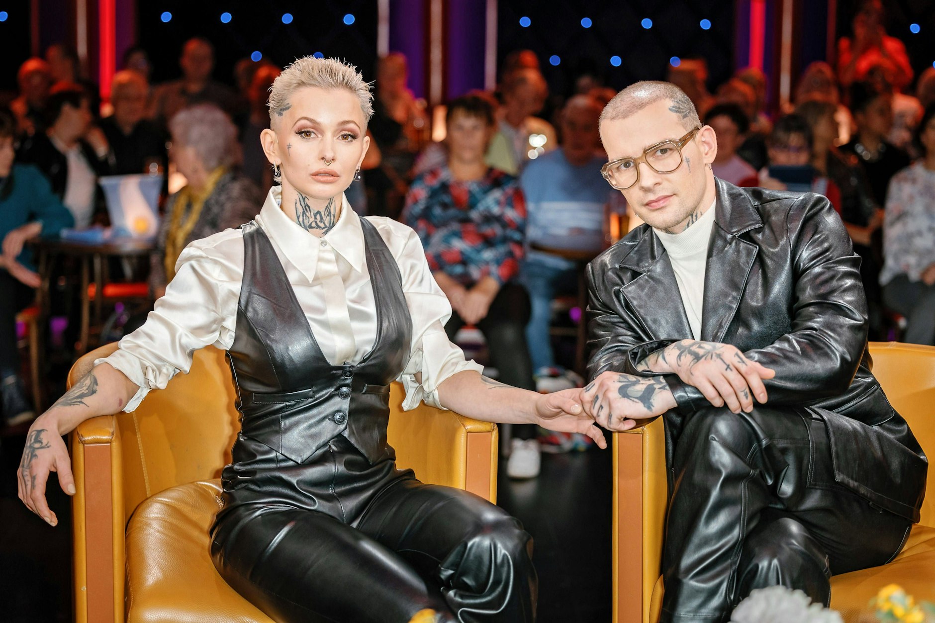 Edith und Eric Stehfest in der MDR-Show „Riverboat“.