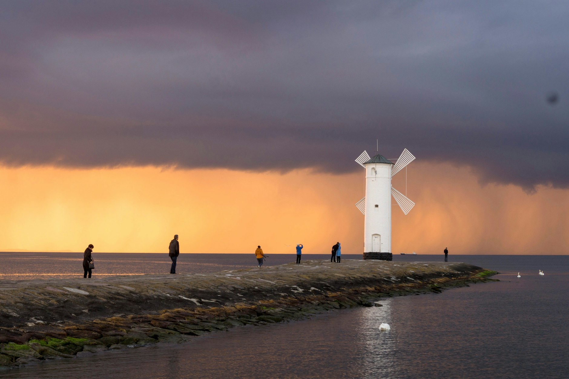 Swinemünde im Winter