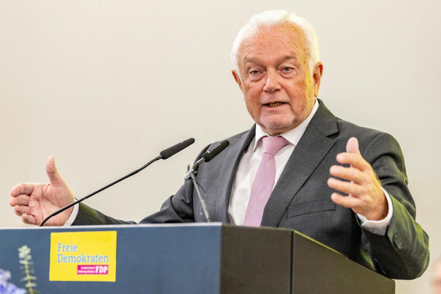FDP-Mann Wolfgang Kubicki ist sauer.