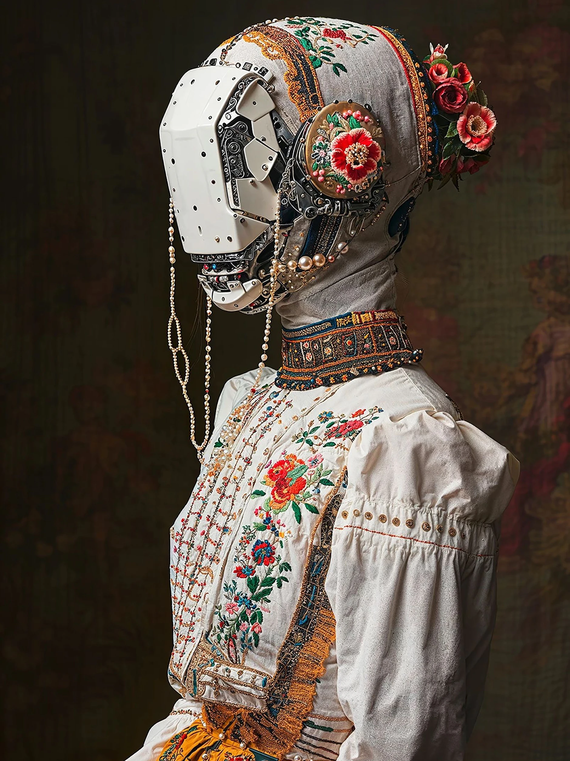 Neu im Lumas-Programm: die „Folkloric Robots“ des 1976 in Ungarn geborenen Medienkünstlers David Szauder. Hier die Serien-No. 4 daraus.