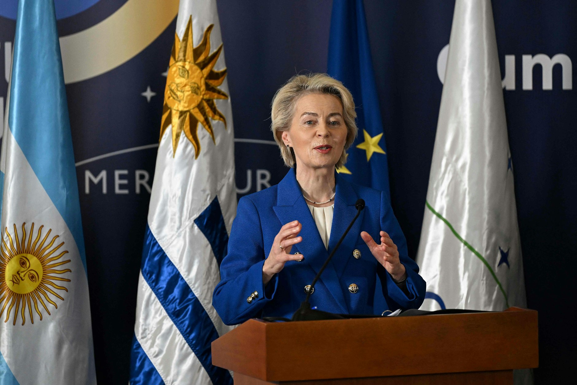 Ursula von der Leyen in Montevideo