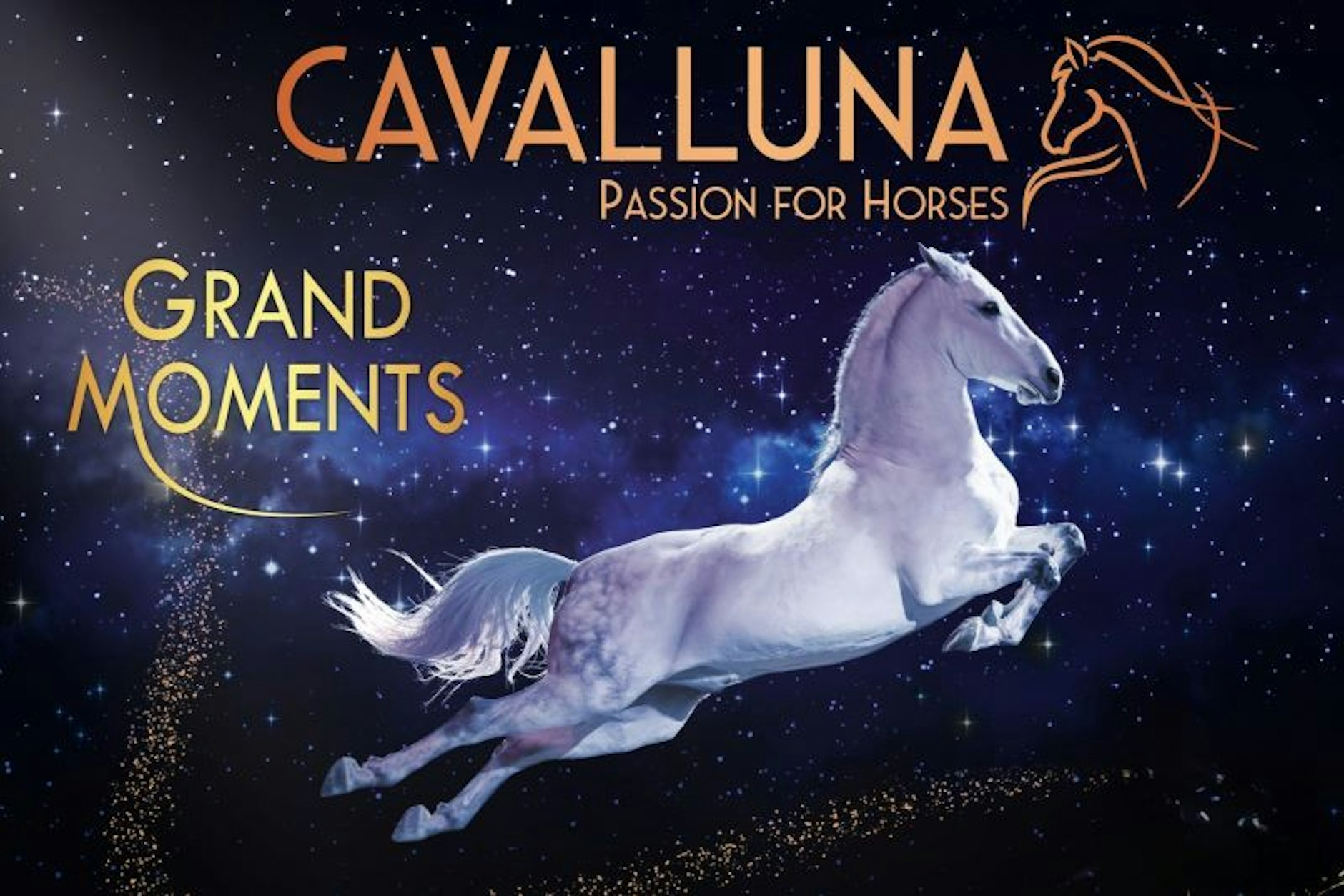 Die Kunst der Reiterei in ihrer schönsten Form: CAVALLUNA – Grand Moments. Erleben Sie Emotionen auf Hufen. Unbedingt anschauen!