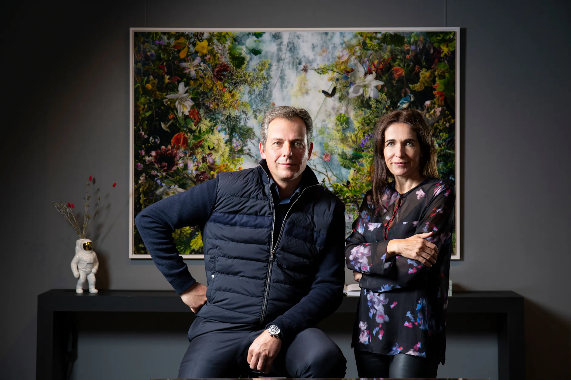 Unternehmer mit Gespür: Marc Ullrich und Stefanie Harig, Gründer und Eigentümer der Lumas-Editionsgalerie.