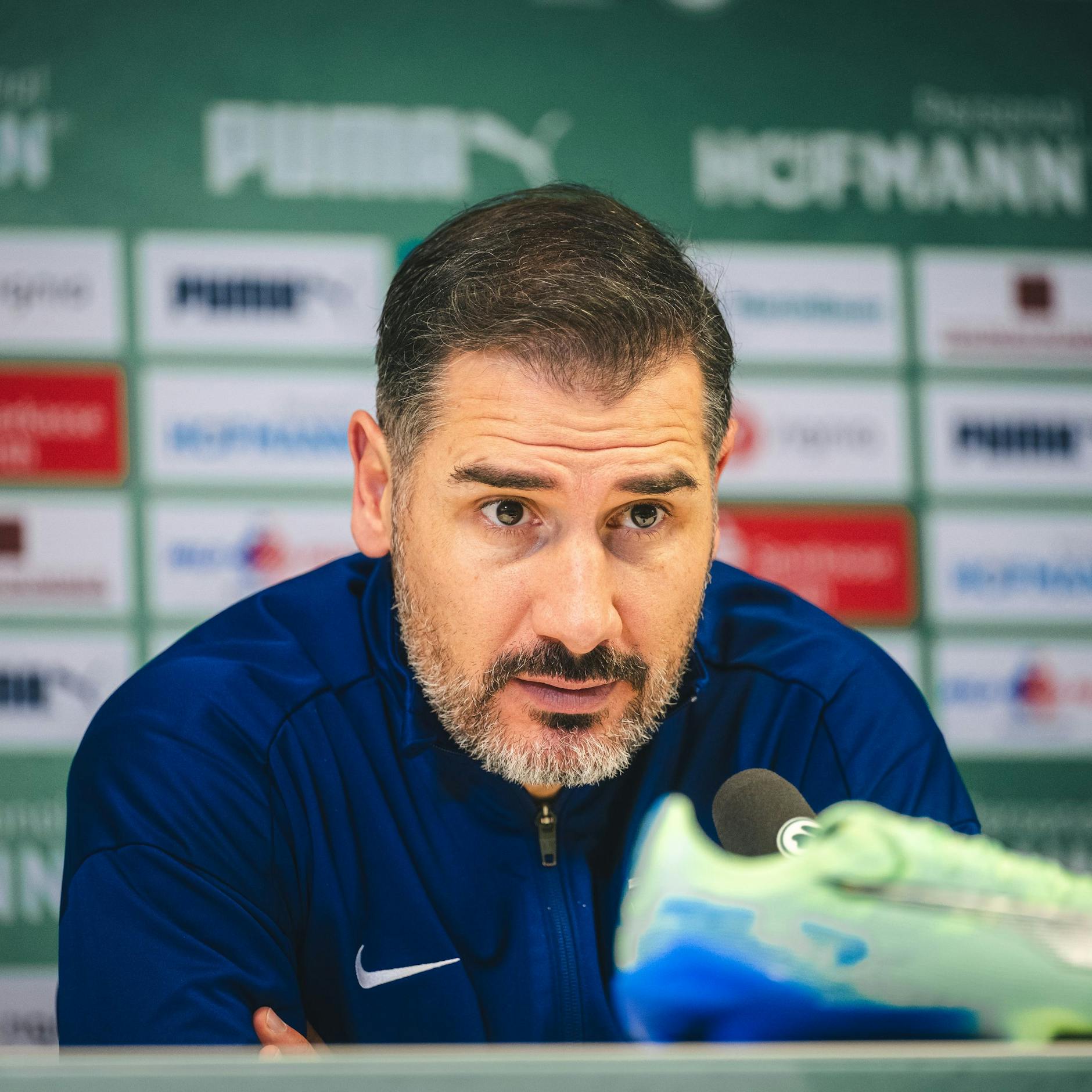 Hertha-Trainer Cristian Fiel wollte den Reise-Marathon nicht als Ausrede gelten lassen.