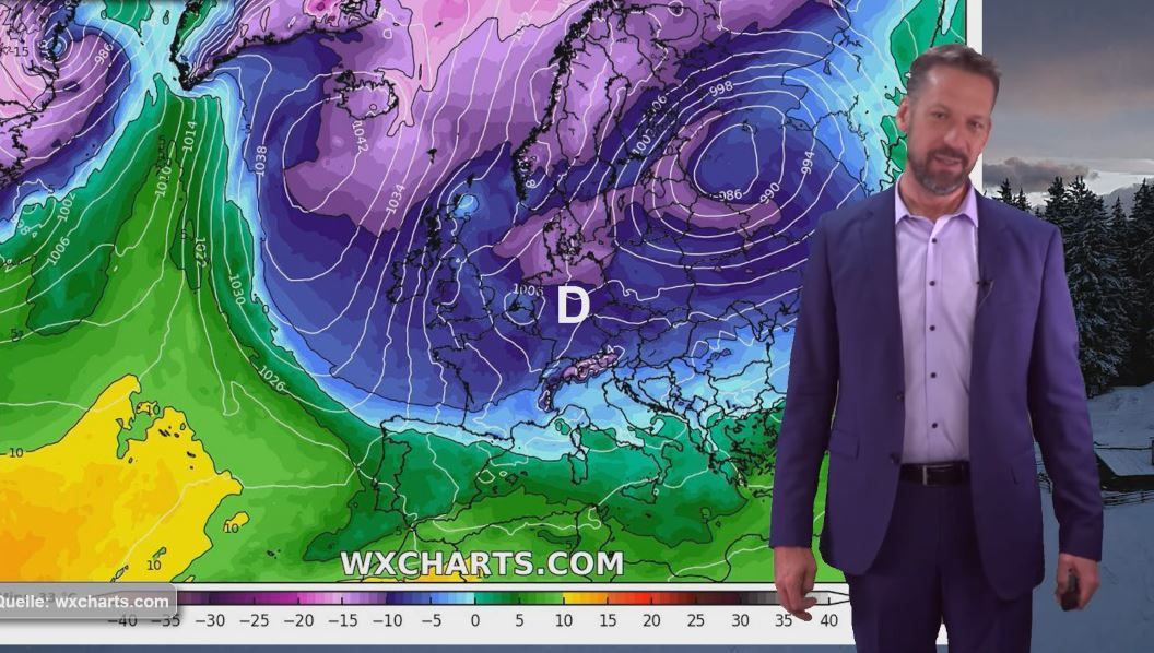 Winterchaos beim Wetter! Regen, Schnee und jetzt auch noch Sturm