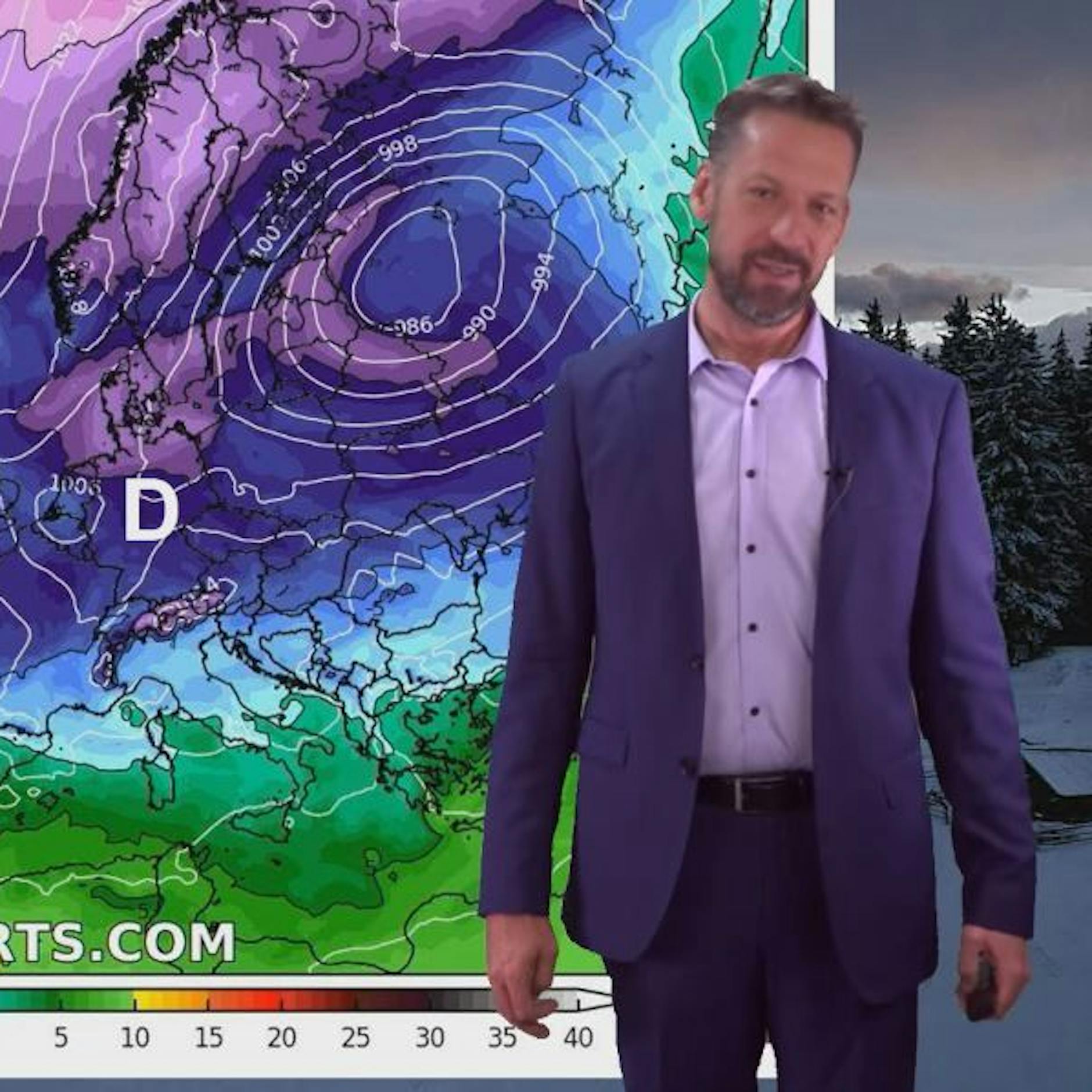 Winterchaos beim Wetter! Regen, Schnee und jetzt auch noch Sturm