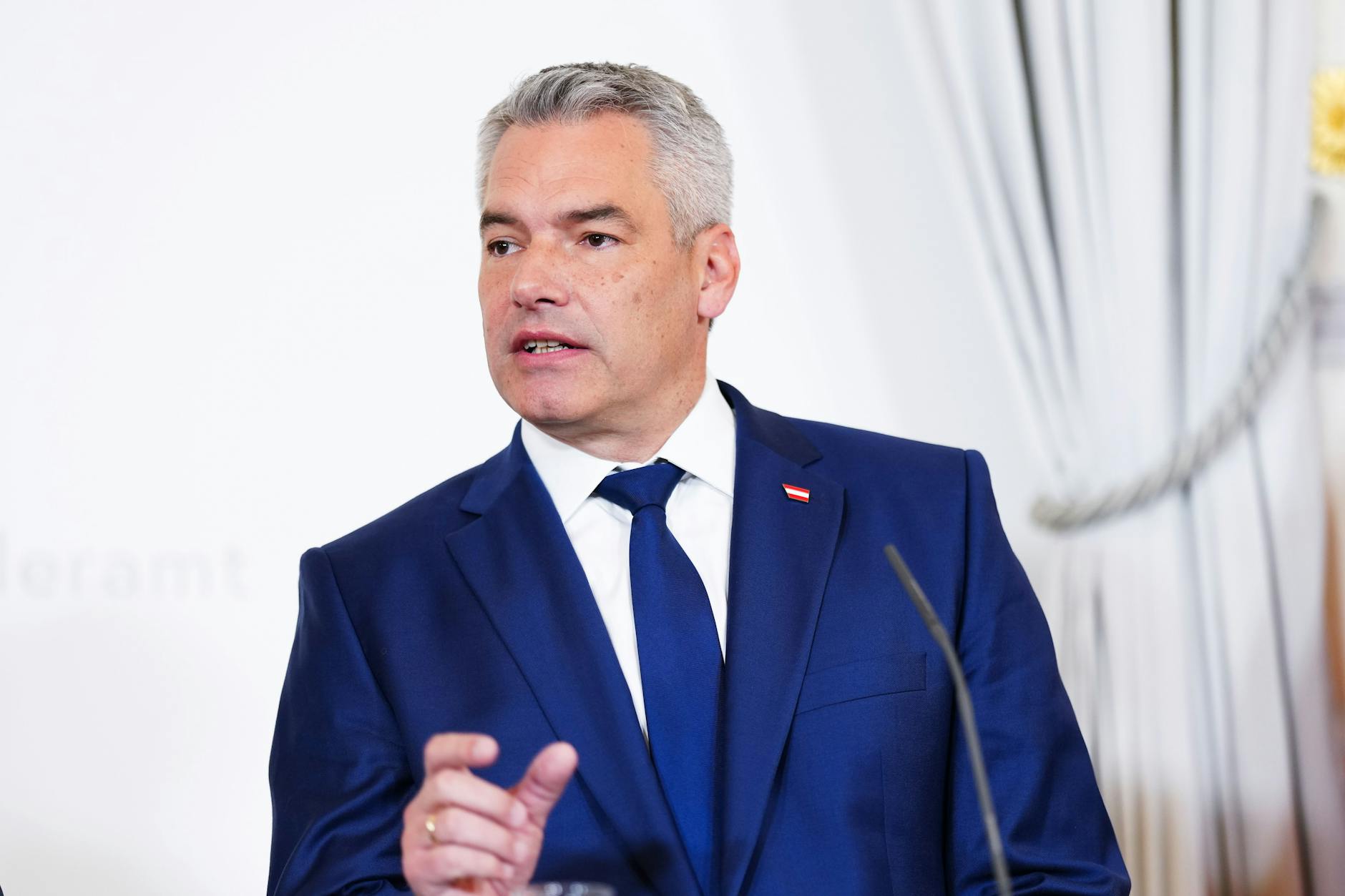 Österreichs Bundeskanzler Karl Nehammer drängt auf schnelle Entscheidungen.