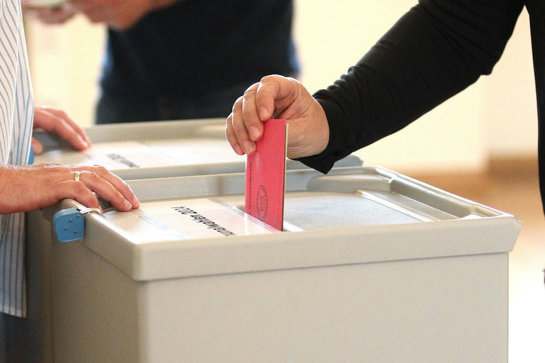 Stimmabgabe bei der Europawahl im Juni dieses Jahres