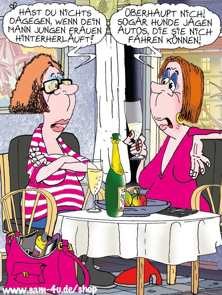 Unser Cartoon des Tages kommt auch heute von Zeichner Sam Paff aus Berlin.