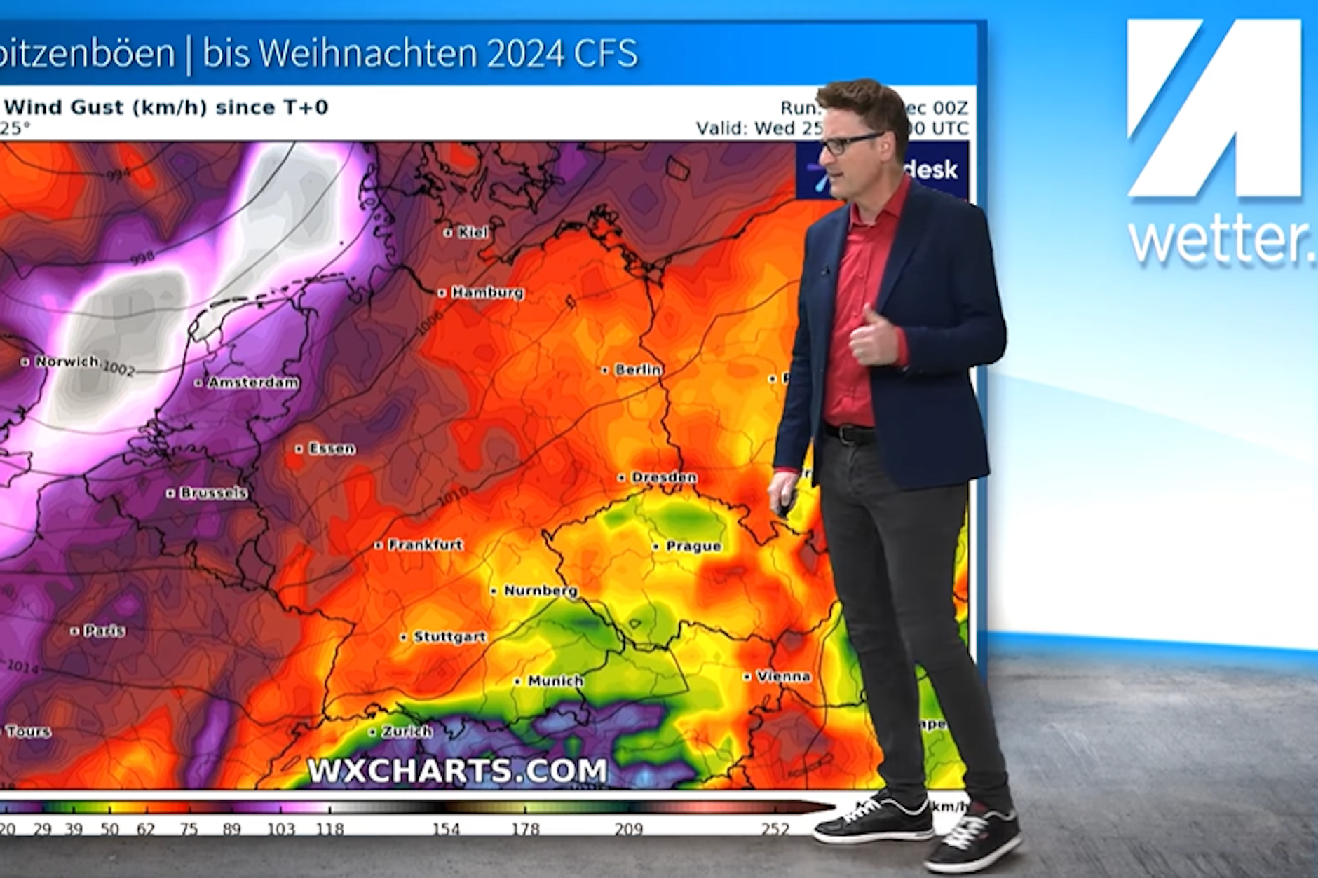 Wirklich winterlich wird das Wetter laut Meteorologe Dominik Jung nicht. Aber dafür stürmisch ...