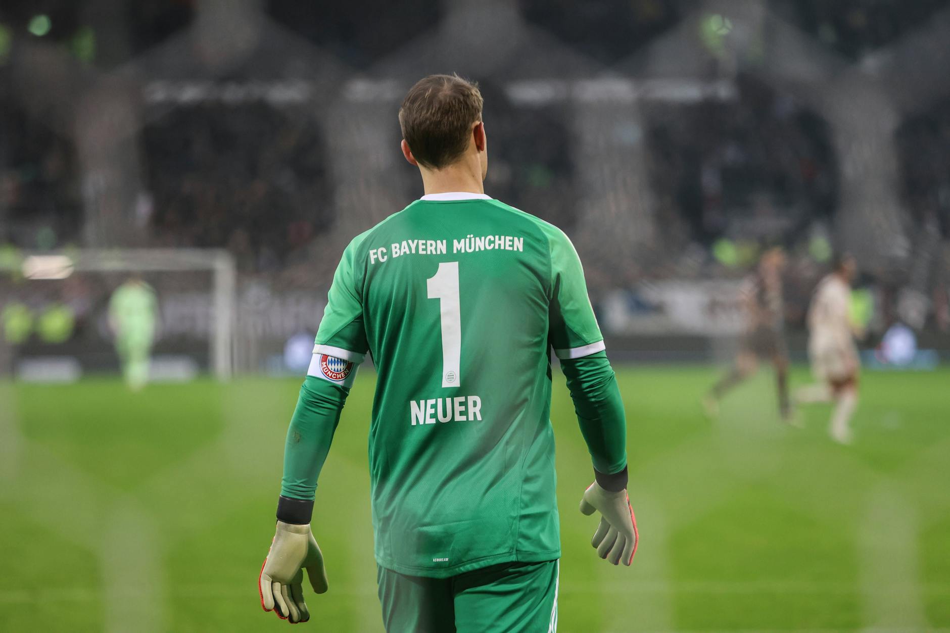 Die Nummer 1 auf dem Trikot von Manuel Neuer