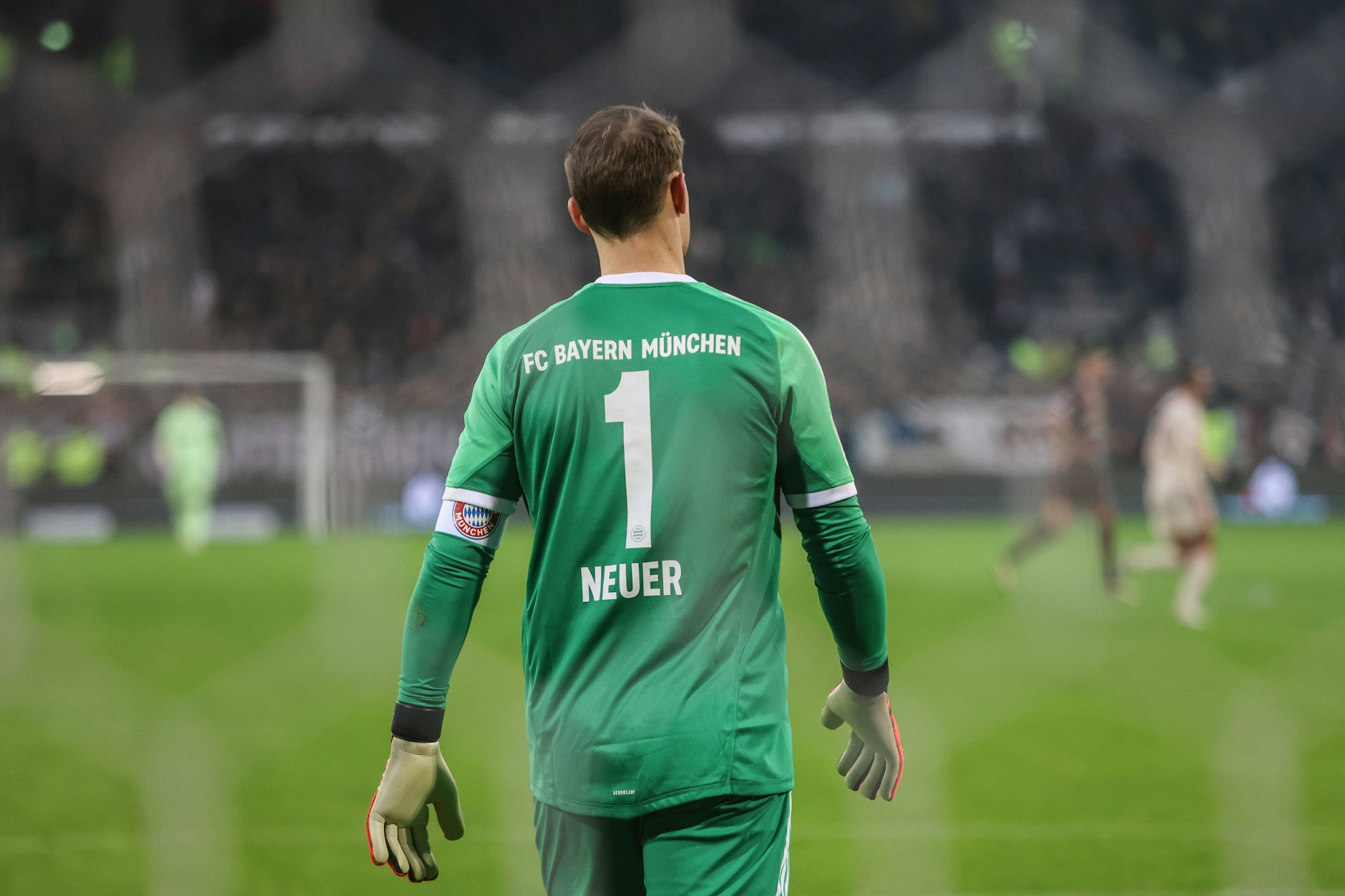 Die Nummer 1 auf dem Trikot von Manuel Neuer