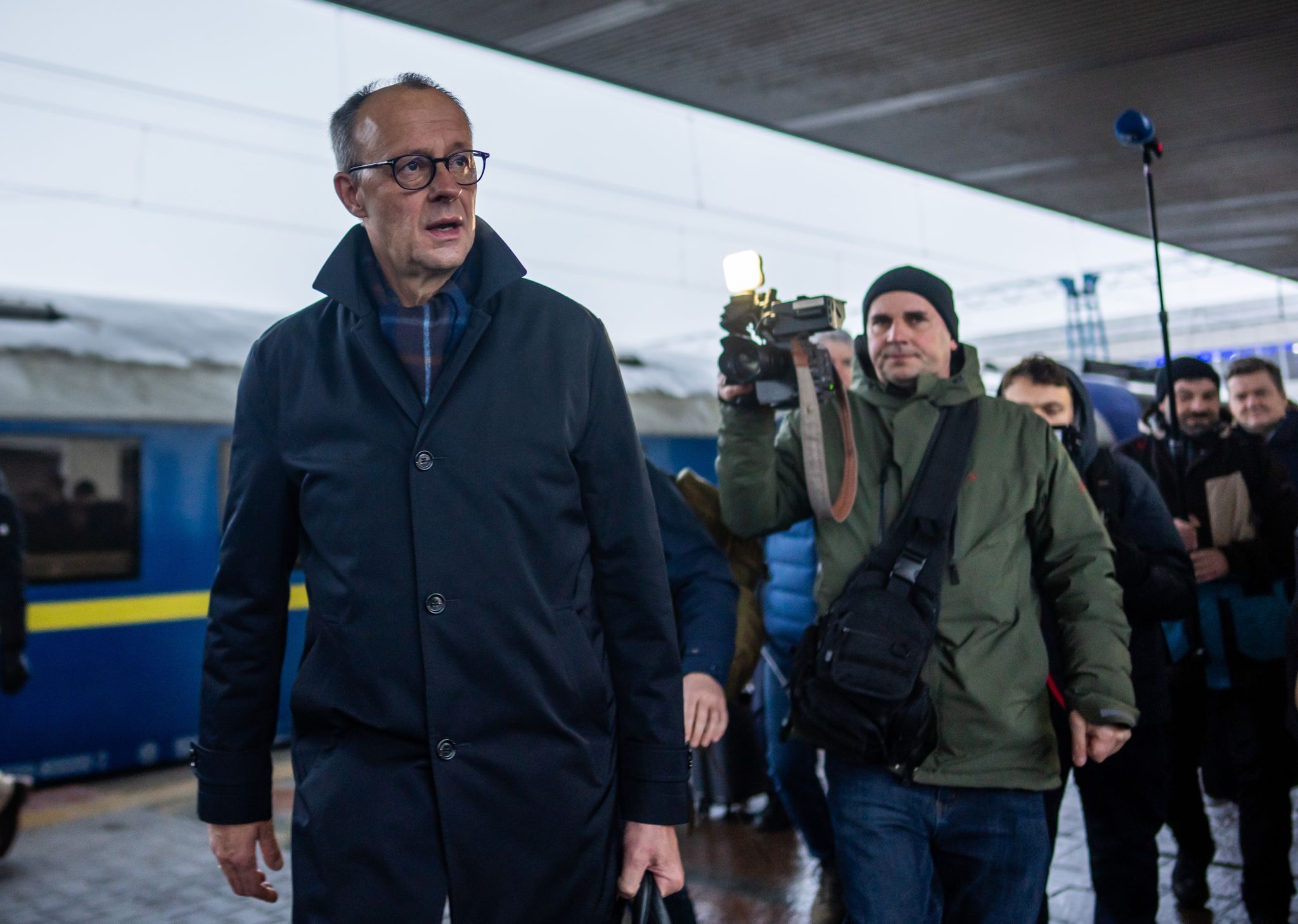 Image - Friedrich Merz zu Solidaritätsbesuch in Kiew eingetroffen