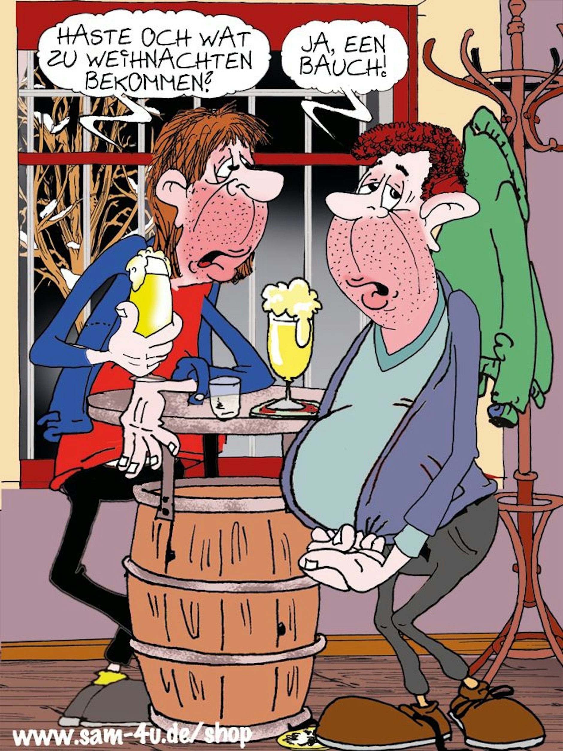 Auch heute hat sich Cartoon-Künstler Sam Paff für Sie ans Zeichenbrett geschmissen - hier ist der Cartoon des Tages!
