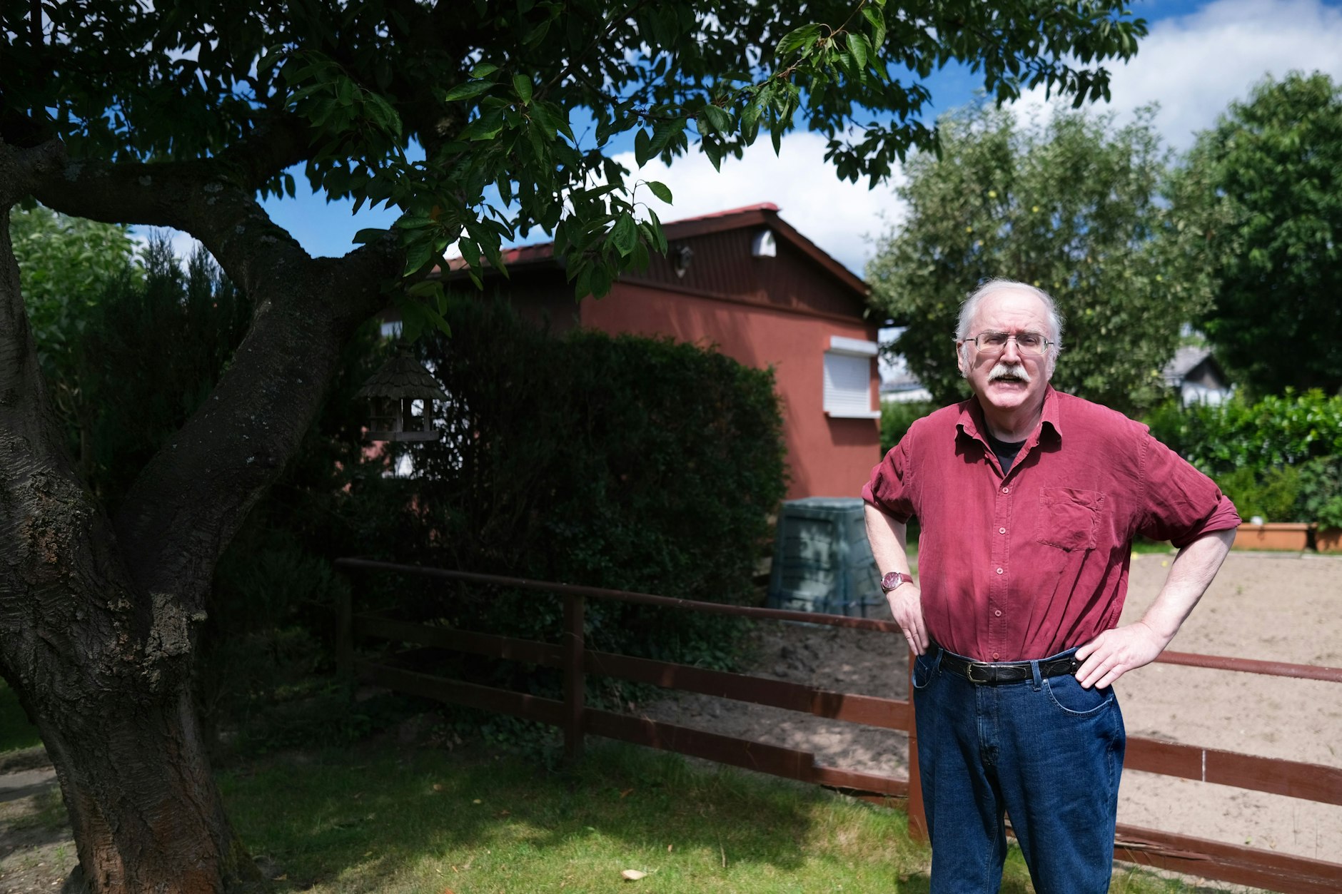 Kleingärtner Axel Quandt hatte den Pankower Skandal ans Licht gebracht.