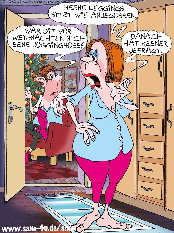 Die Witze gefallen Ihnen nicht? Dann gibt's hier noch eine Gelegenheit zum Schmunzeln - mit dem Cartoon des Tages von Zeichner Sam Paff aus Berlin.