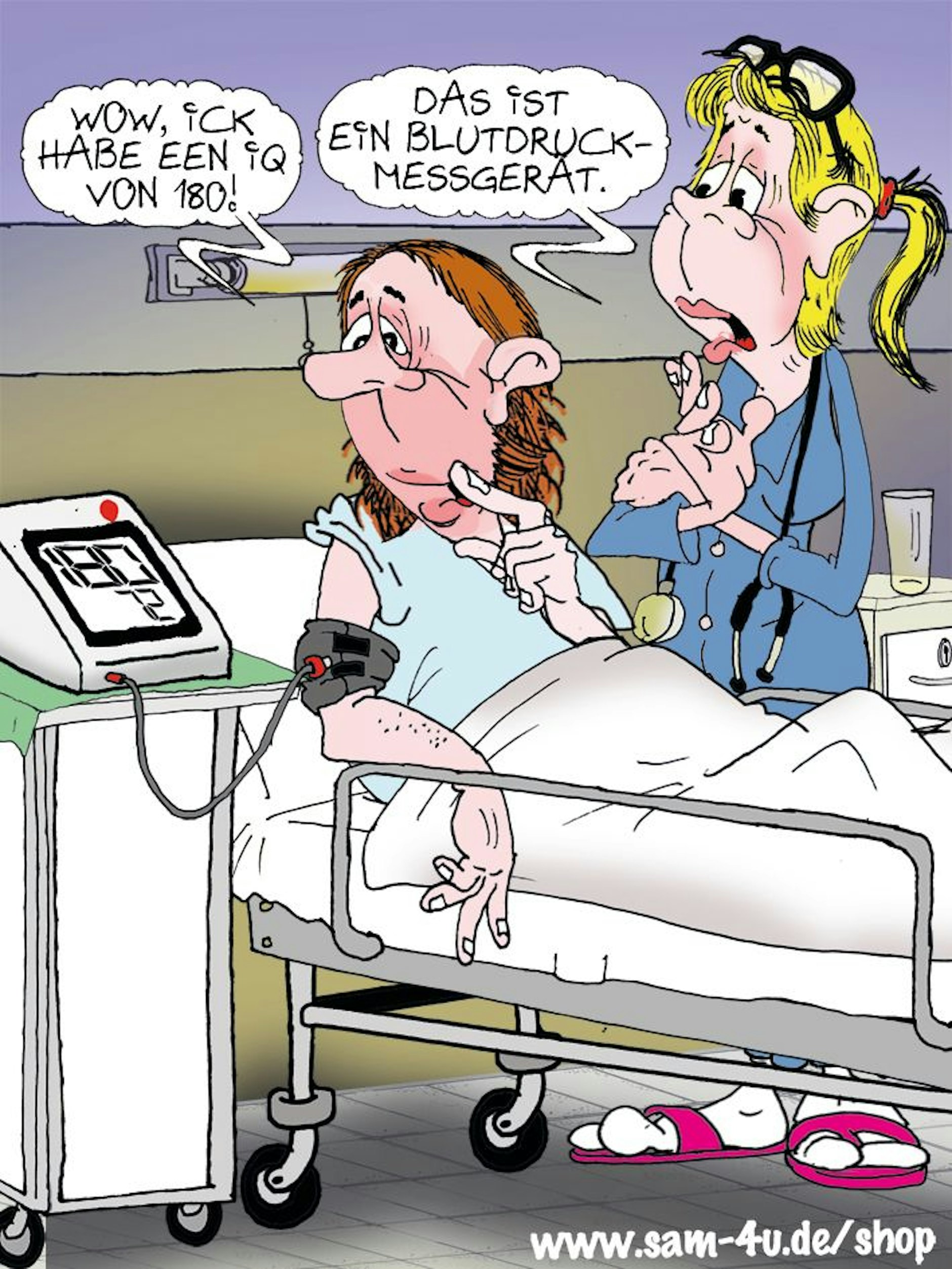 Die ist der gezeichnete Witz des Tages - unser Cartoon des Tages von Zeichner Sam Paff aus Berlin.
