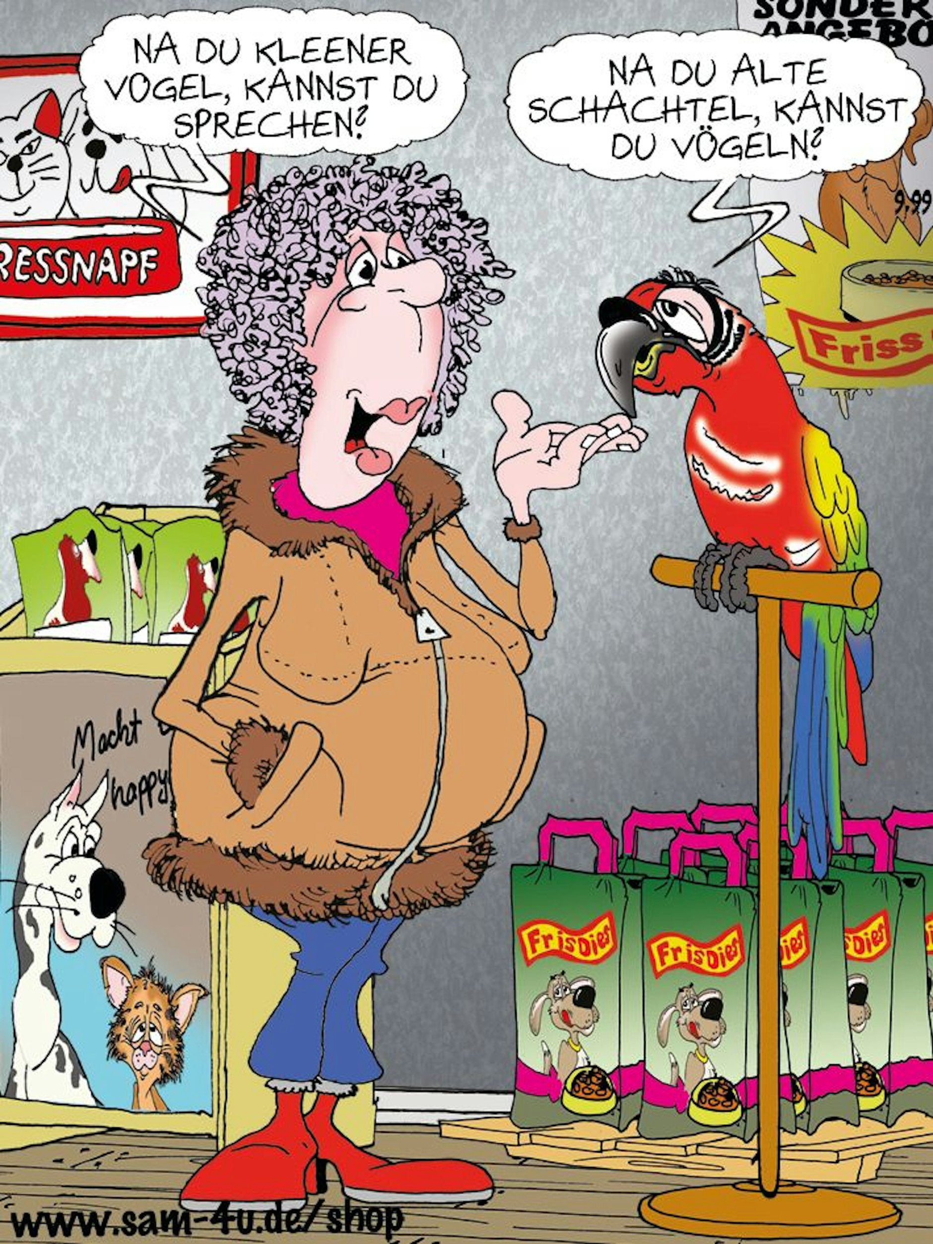 Unser Cartoon des Tages kommt auch heute von Zeichner Sam Paff aus Berlin.