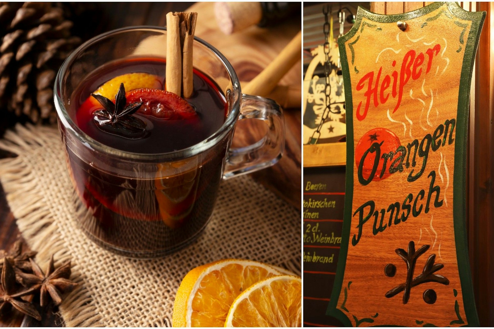 Orangenpunsch wird immer häufiger auf Weihnachtsmärkten angeboten. Machen Sie das leckere Heißgetränk doch auch mal zu Hause!