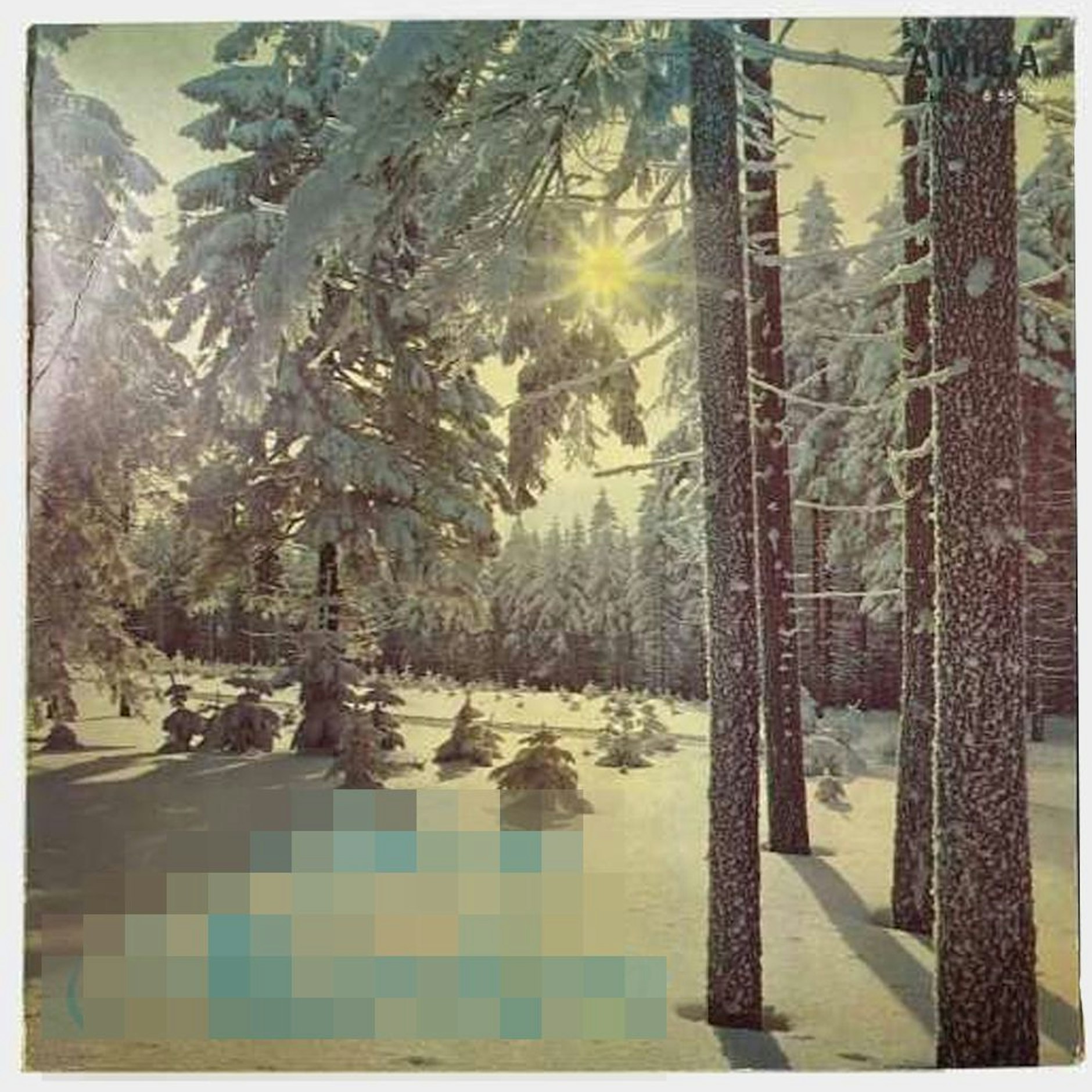 Jetzt wird's etwas schwieriger: Welchen Titel trug wohl diese Platte, auf deren Cover ein verschneiter Winterwald zu sehen war?
