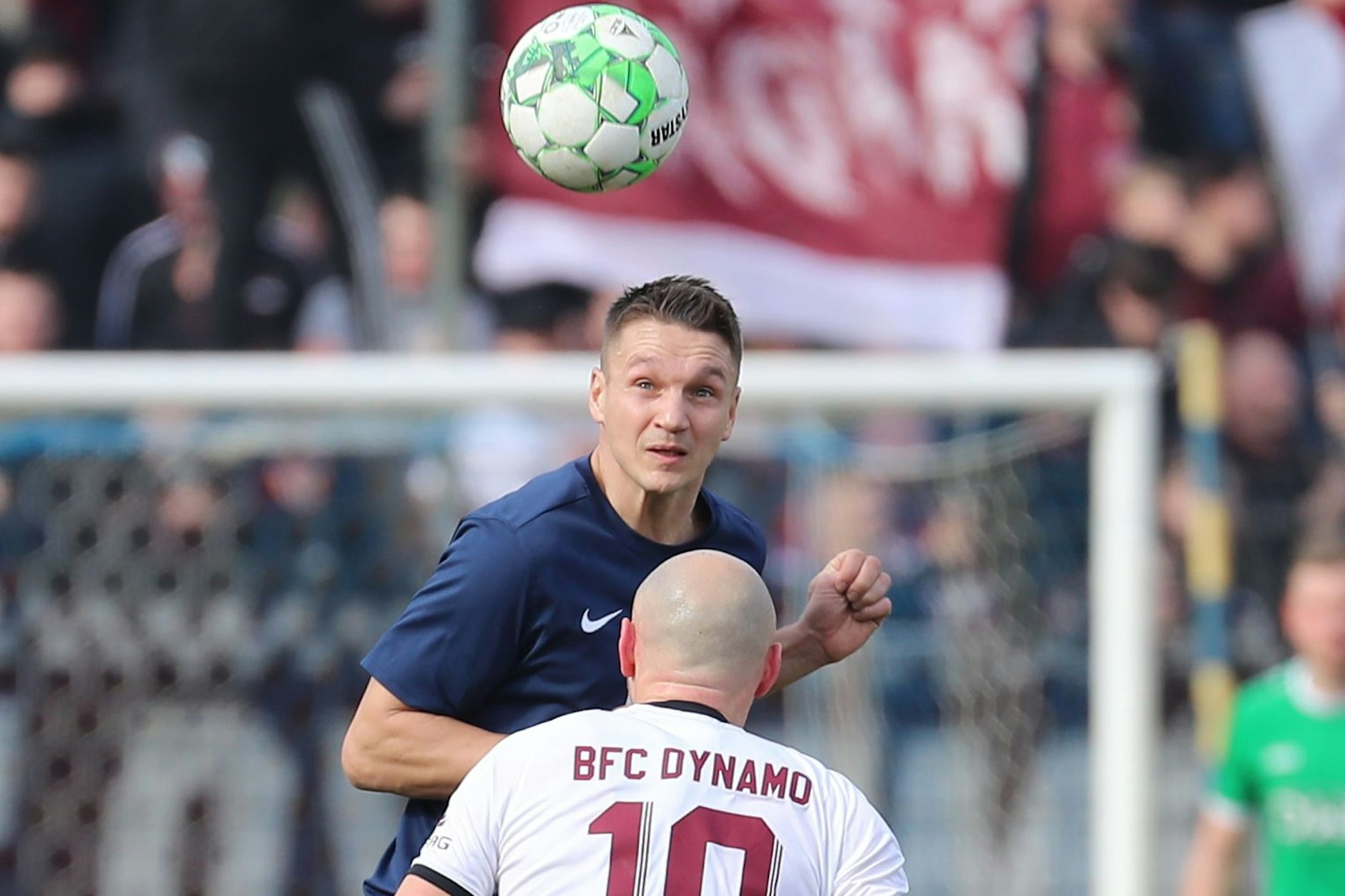 Stürmer Daniel Frahn kommt am Sonntag zum letzten Mal als Spieler zum BFC Dynamo ins Sportforum nach Berlin Hohenschönhausen.