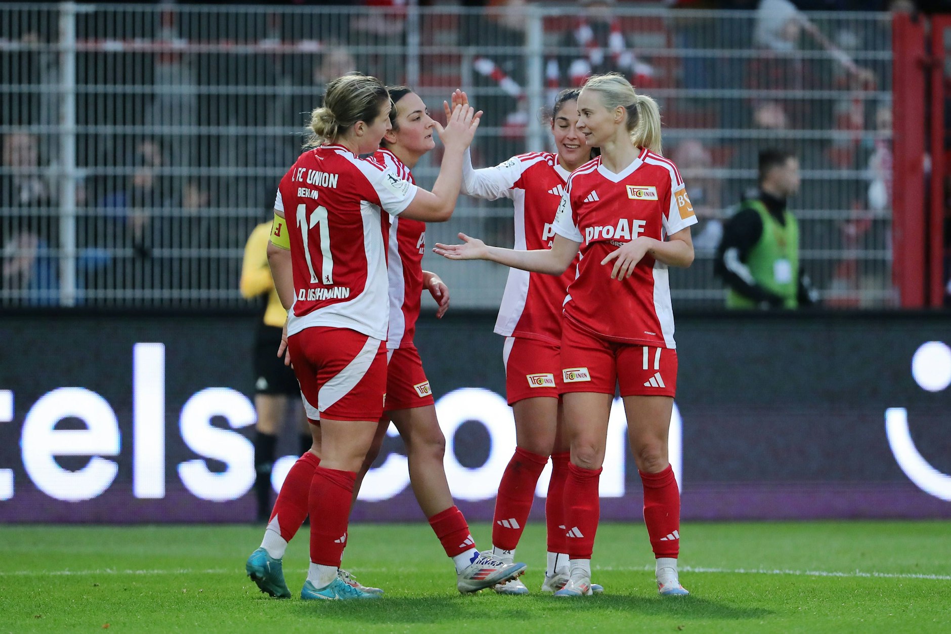 Hat das Frauenteam von Union auch gegen Gütersloh wieder Grund zum Jubeln?