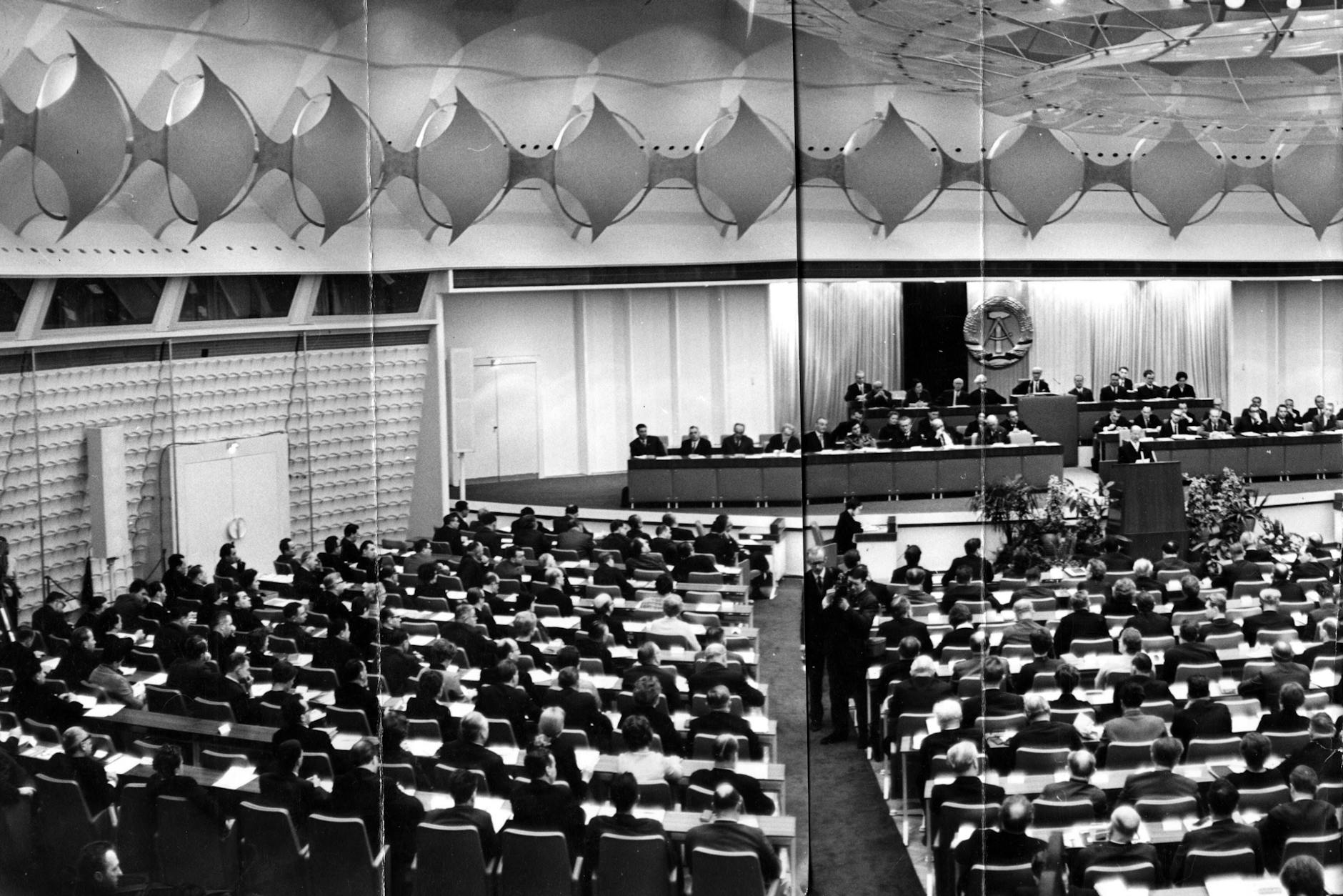 Tagung der Volkskammer im Jahr 1967