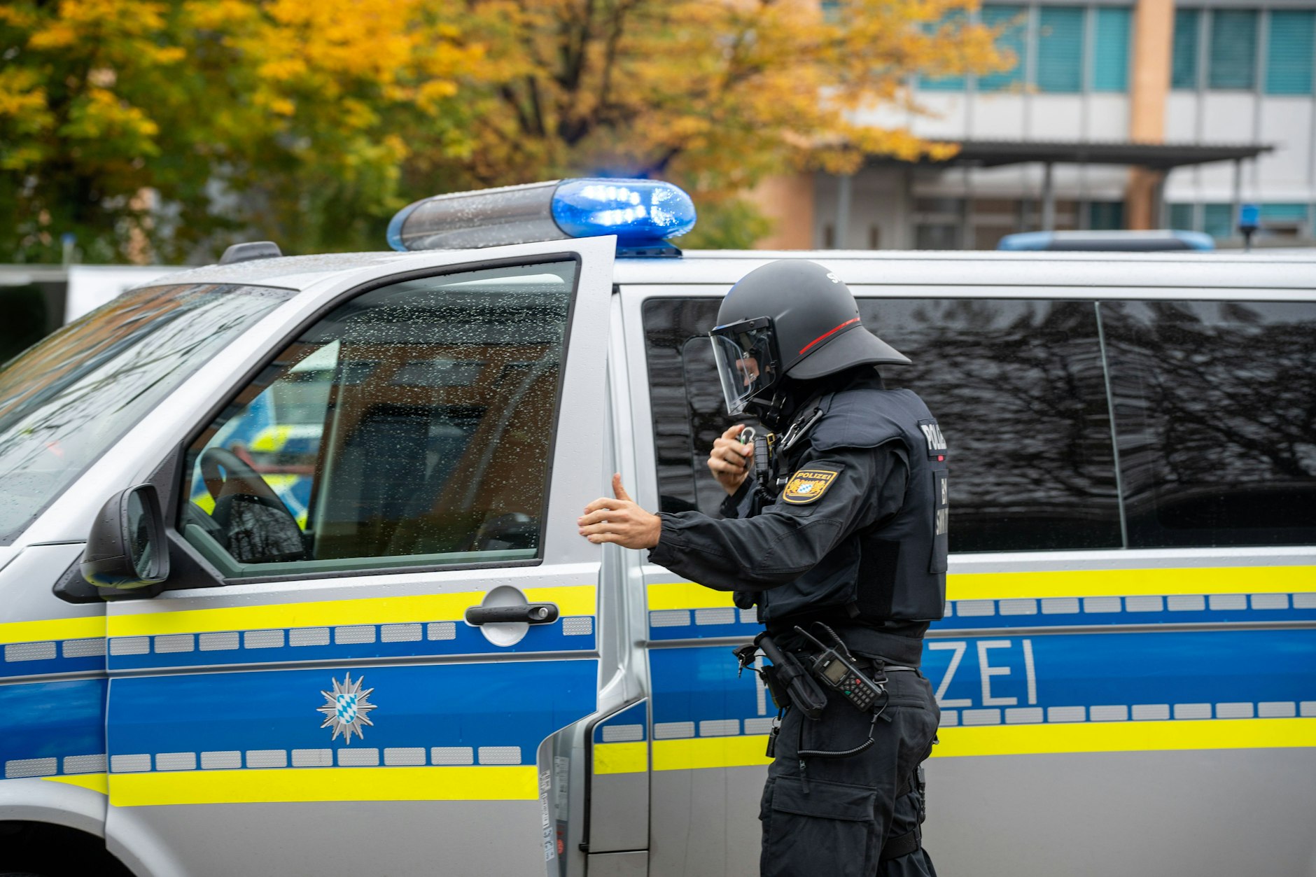 Großeinsatz für die Polizei in München.