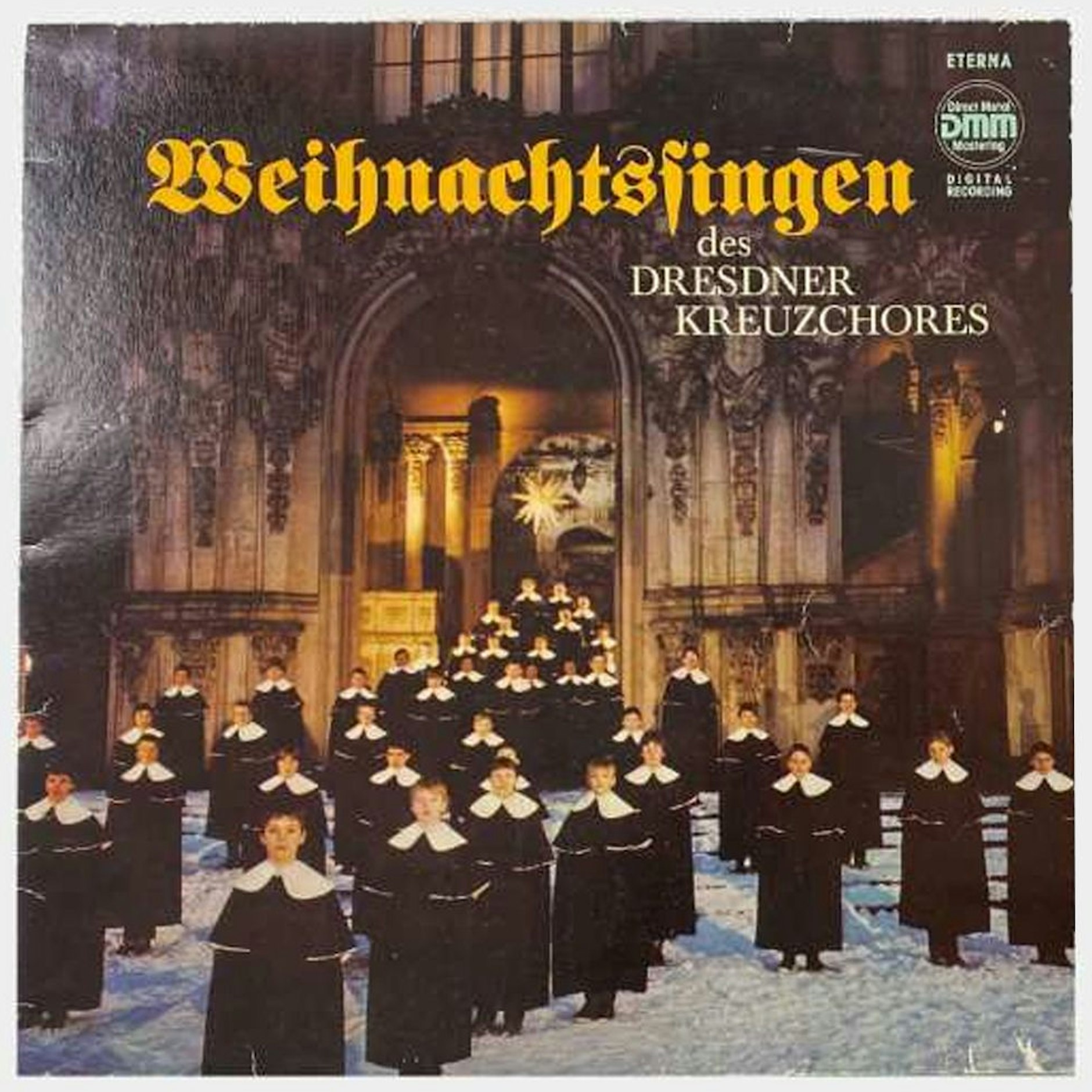 Hier sang der Dresdner Kreuzchor - noch heute sind die weihnachtlichen Konzerte in der berühmten Kreuzkirche gut besucht.