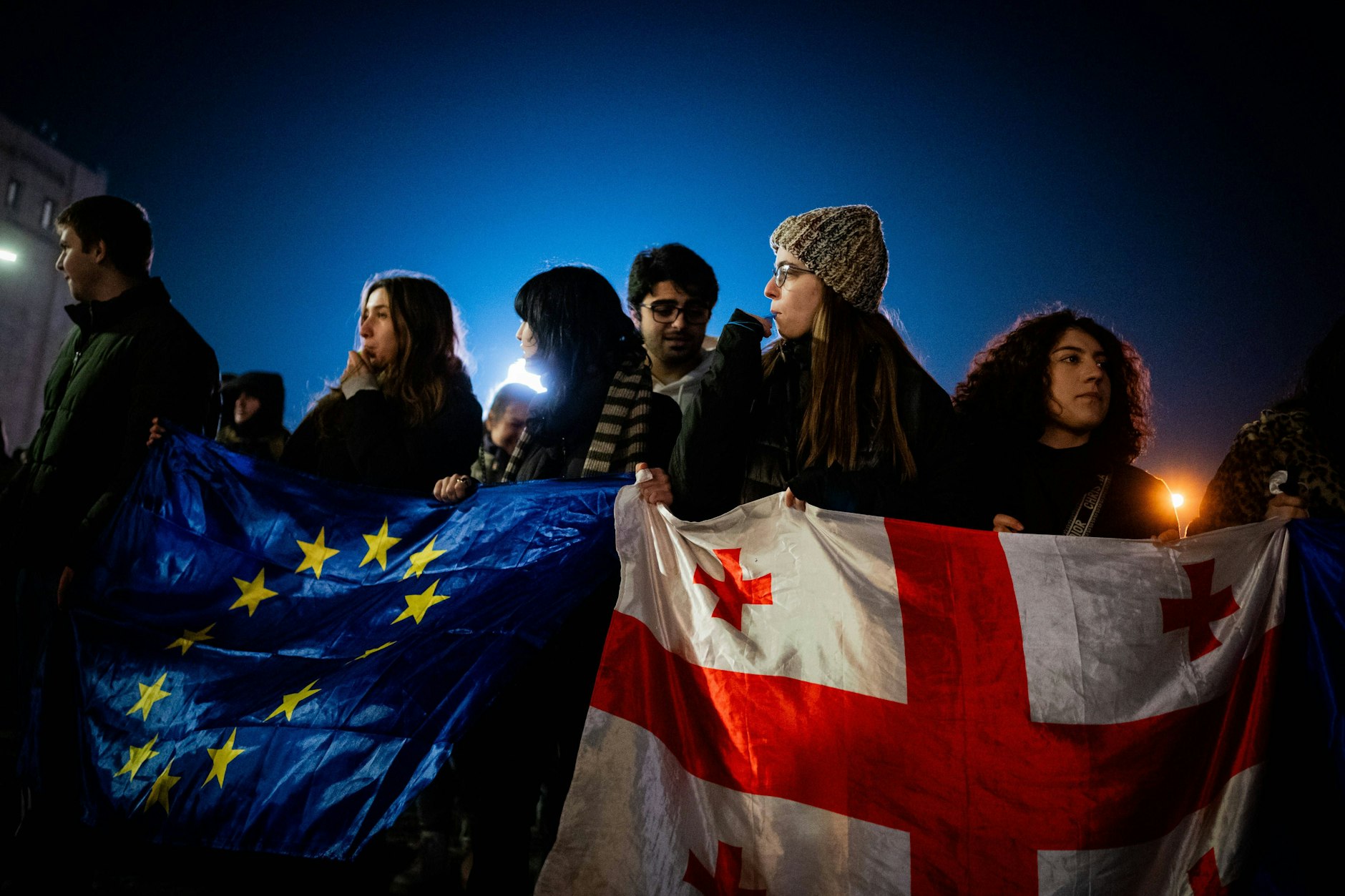 Proeuropäische Demonstration in Tbilisi