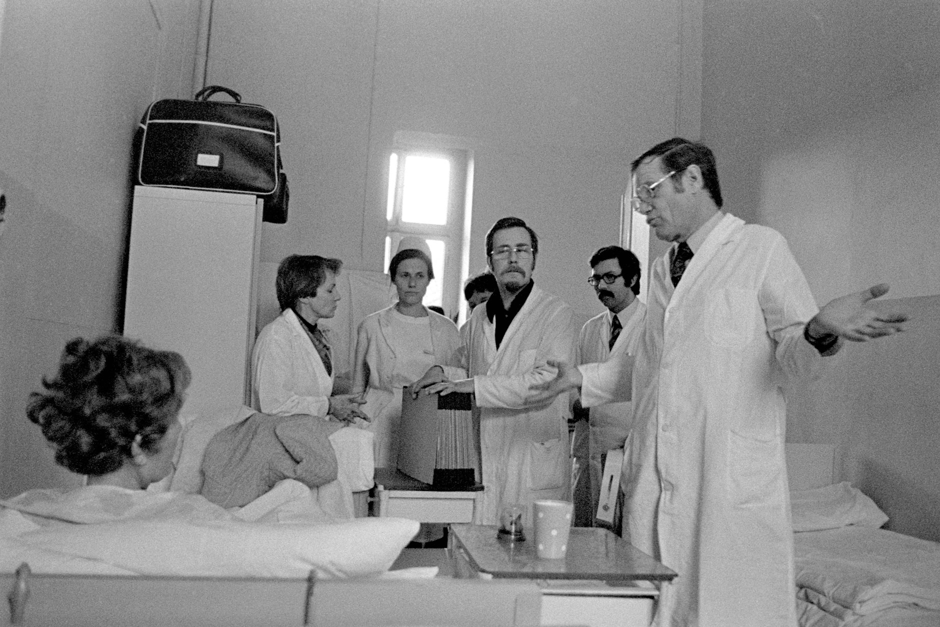 Visite in der Uniklinik Leipzig im Jahr 1974