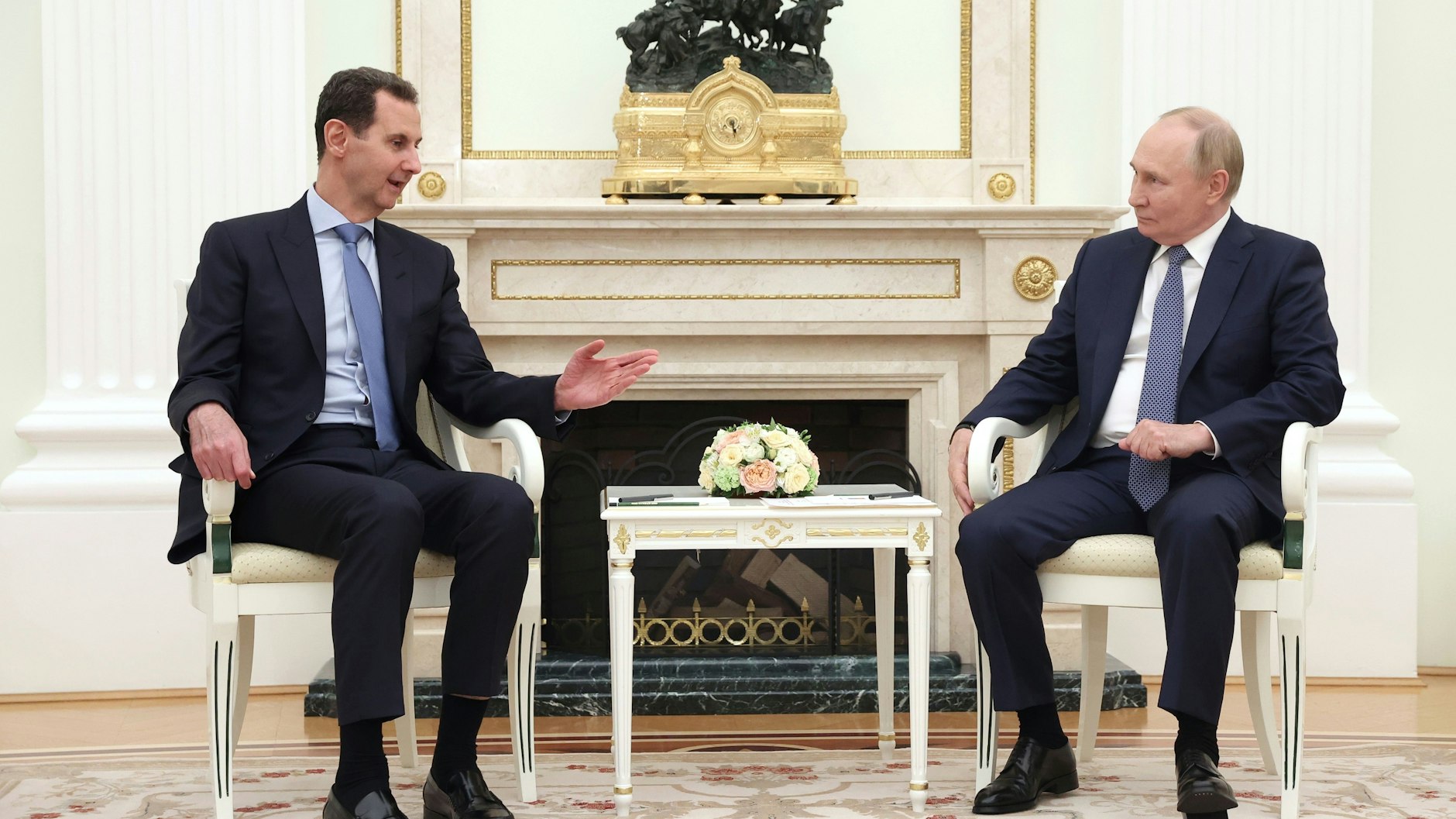 Syriens Diktator Baschar al-Assad bei Russlands Diktator Wladimir Putin: Der Fall Assads ist auch eine Warnung für andere Partner Russlands.