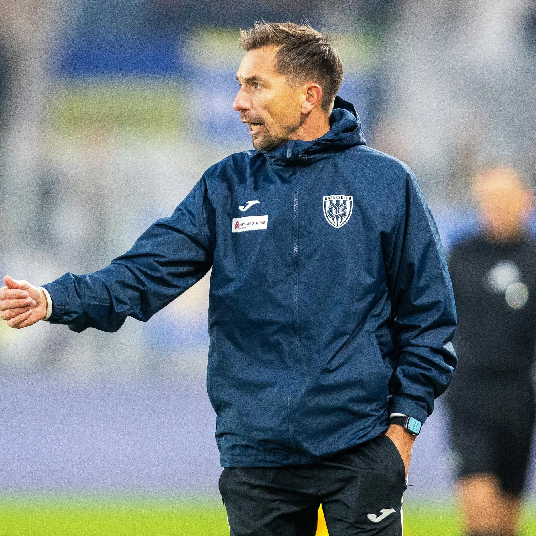 Andre Meyer ist seit Sommer Trainer des SV Babelsberg.