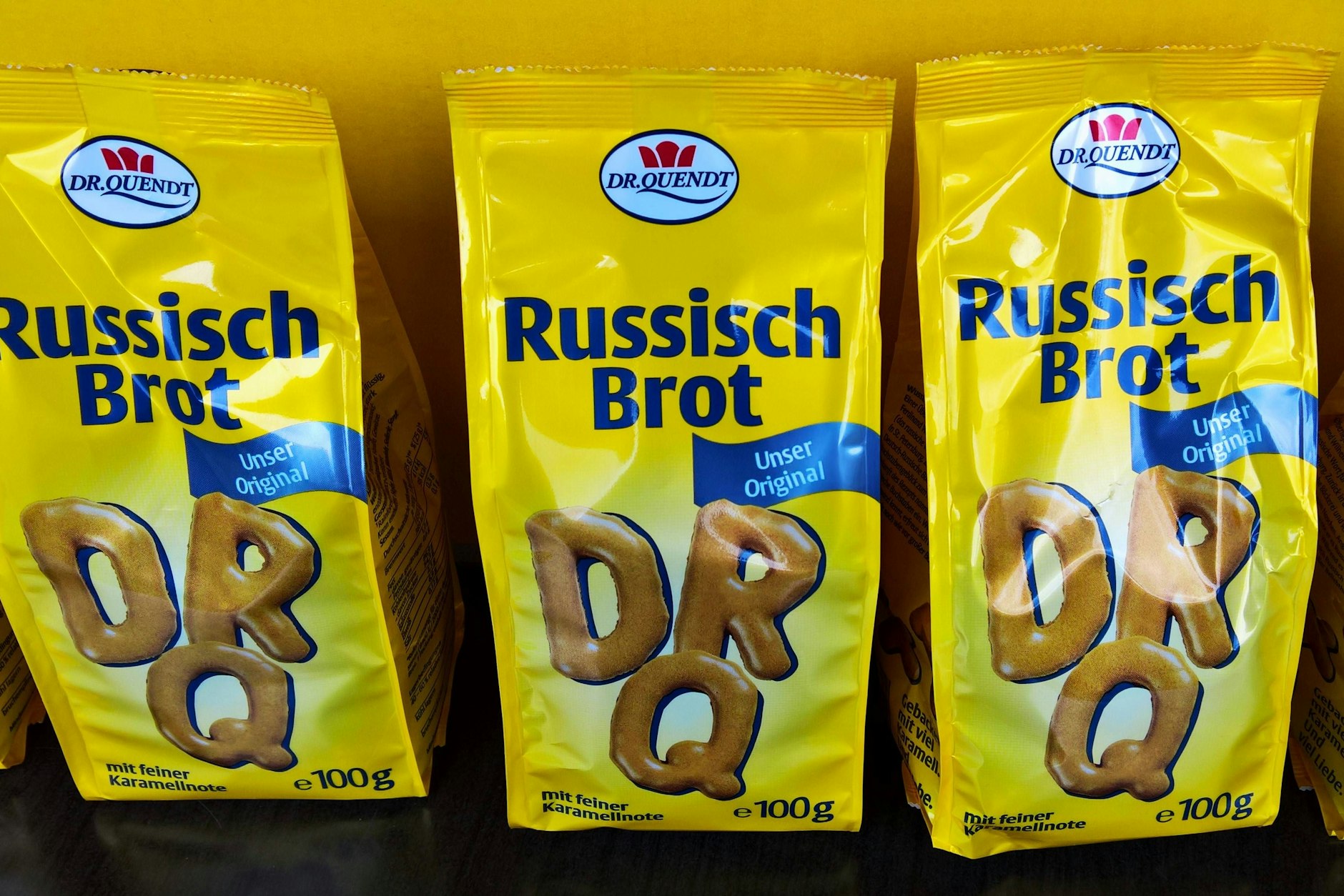Russisch Brot wird heute von Dr. Quendt in Dresden produziert. 