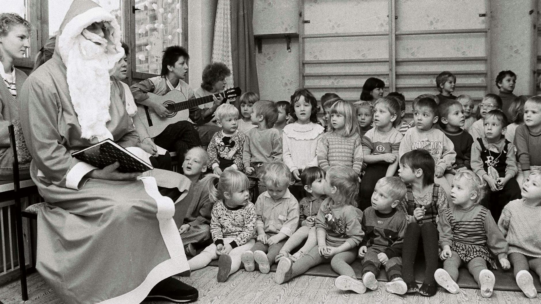 Weihnachtsfeier in einem Kindergarten in Suhl