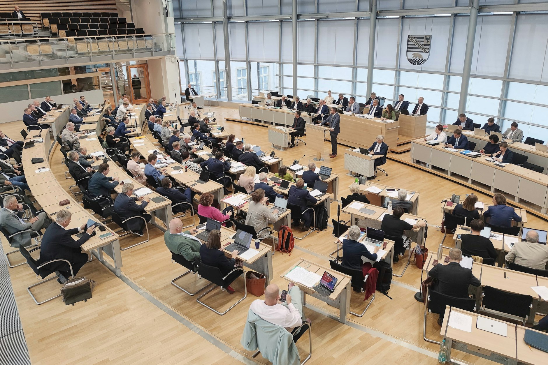 Eine Sitzung des Landtags von Sachsen-Anhalt