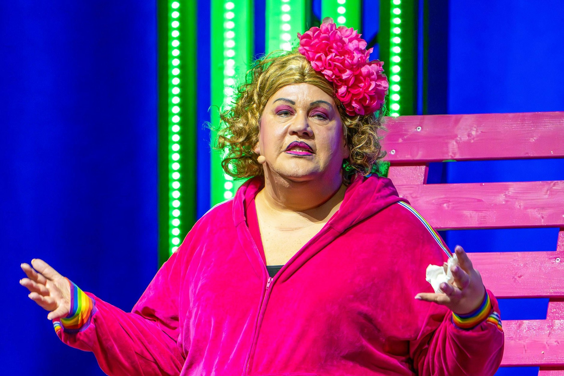 Cindy aus Marzahn bei einer ihrer Shows.