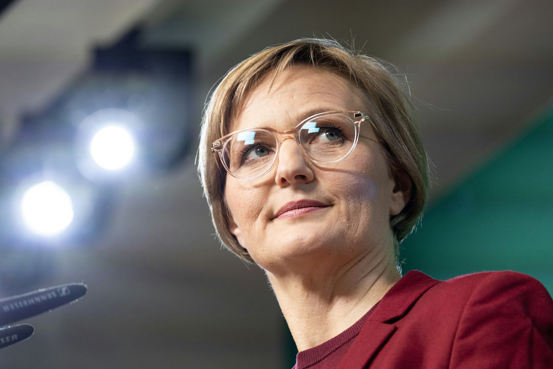 Findet die Planung der TV-Duelle unfair: Grünen-Vorsitzende Franziska Brantner.