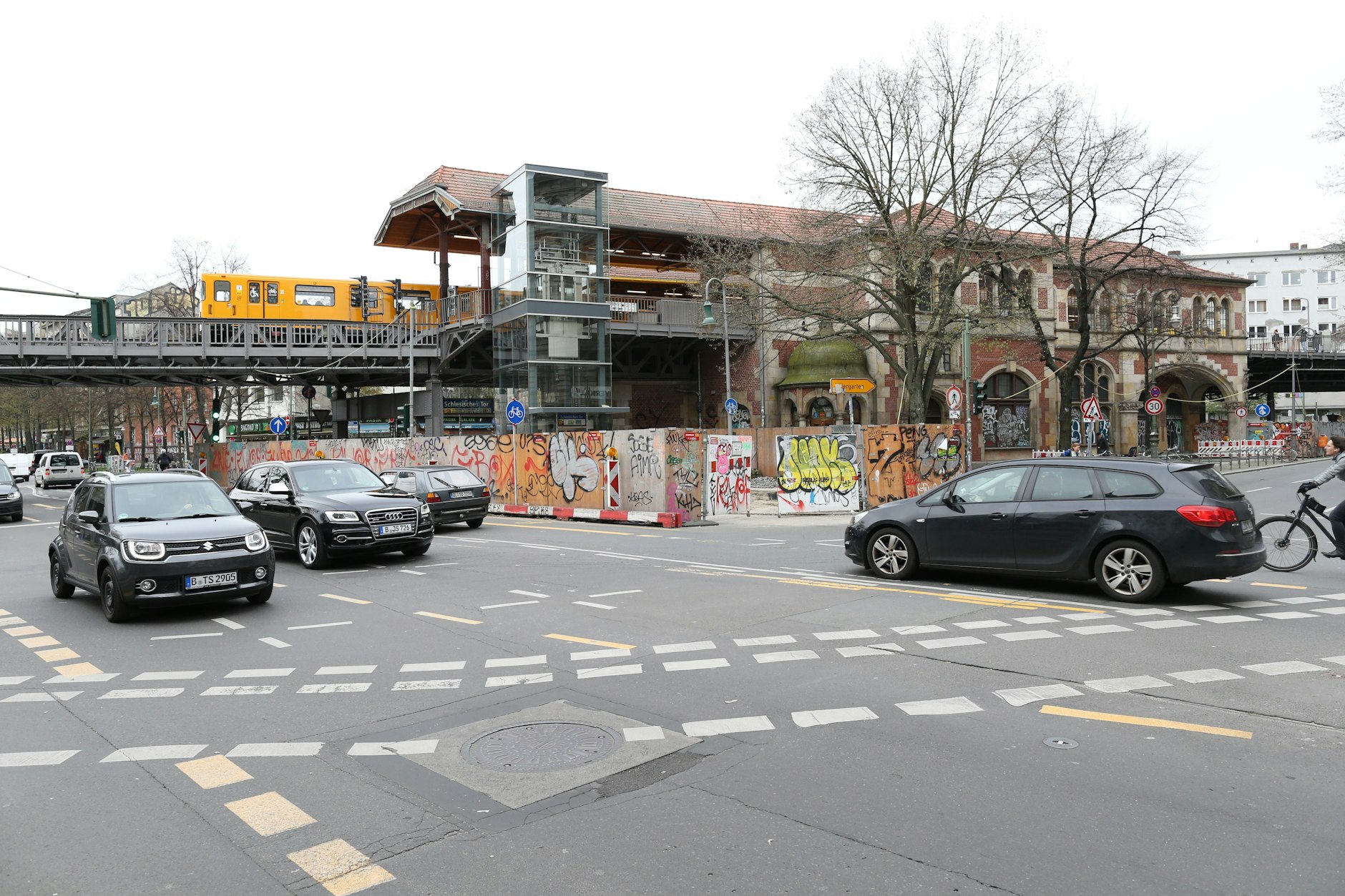 Die Kreuzung am Schlesischen Tor ist die gefährlichste in Berlin.