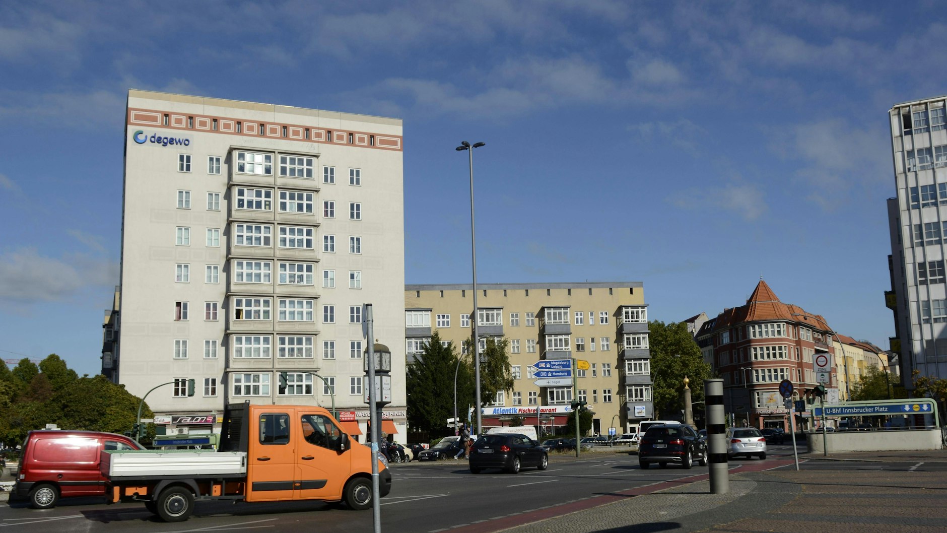 Die Kreuzung am Innsbrucker Platz