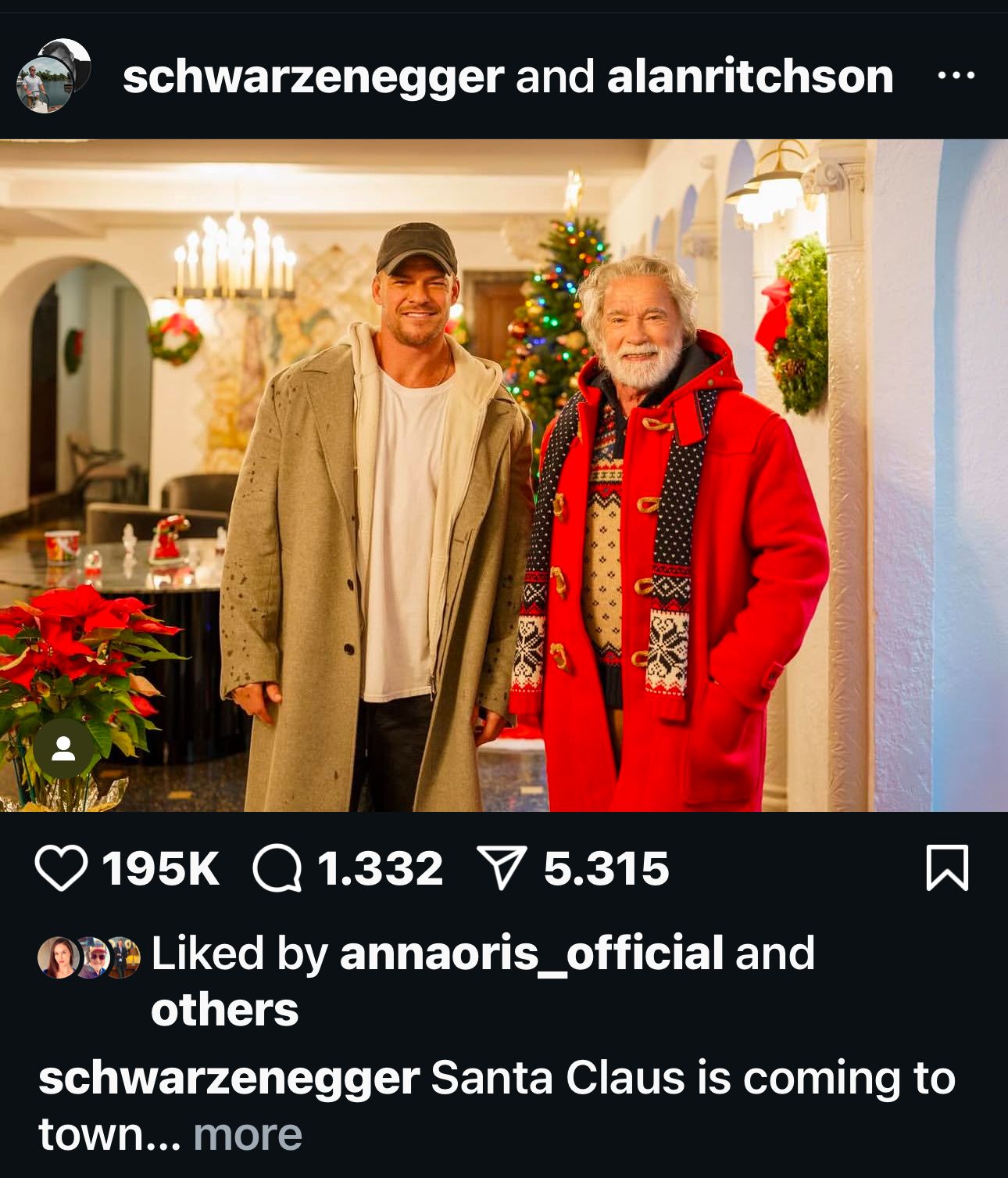 Image - Arnold Schwarzeneggers neuste Rolle: Weihnachtsmann