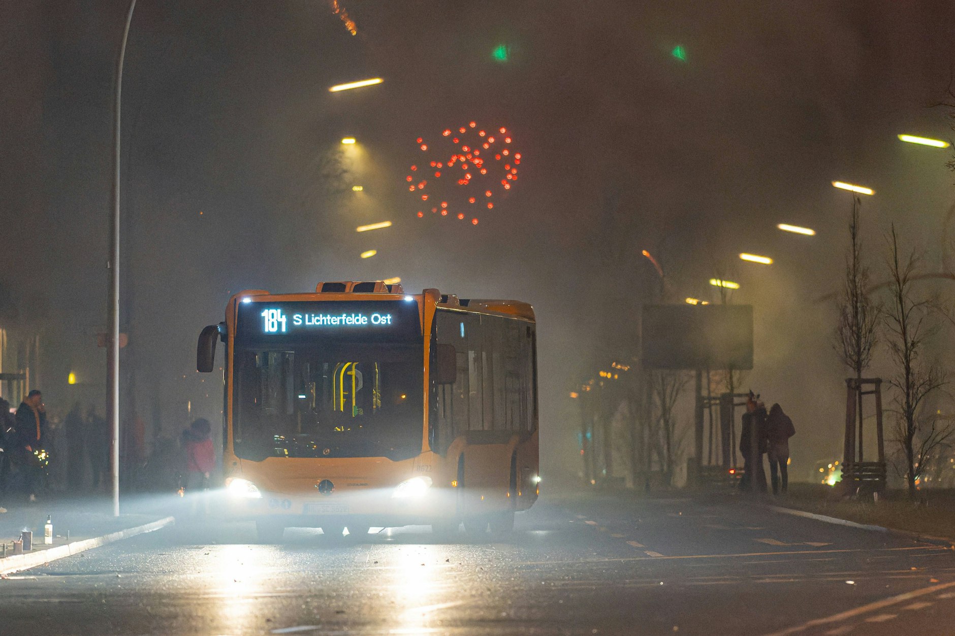 Ein Bild aus der vergangenen Silvesternacht in Berlin